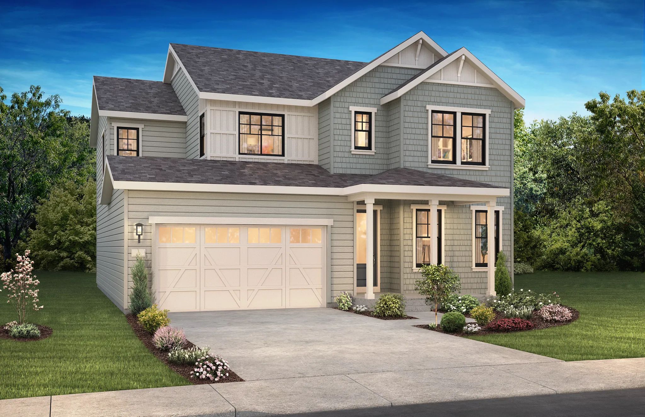 Exterior B: Lake Cottage