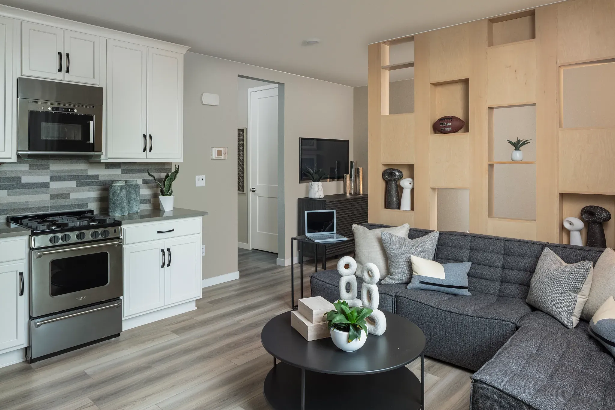 Josie Model ADU Kitchenette + Living
