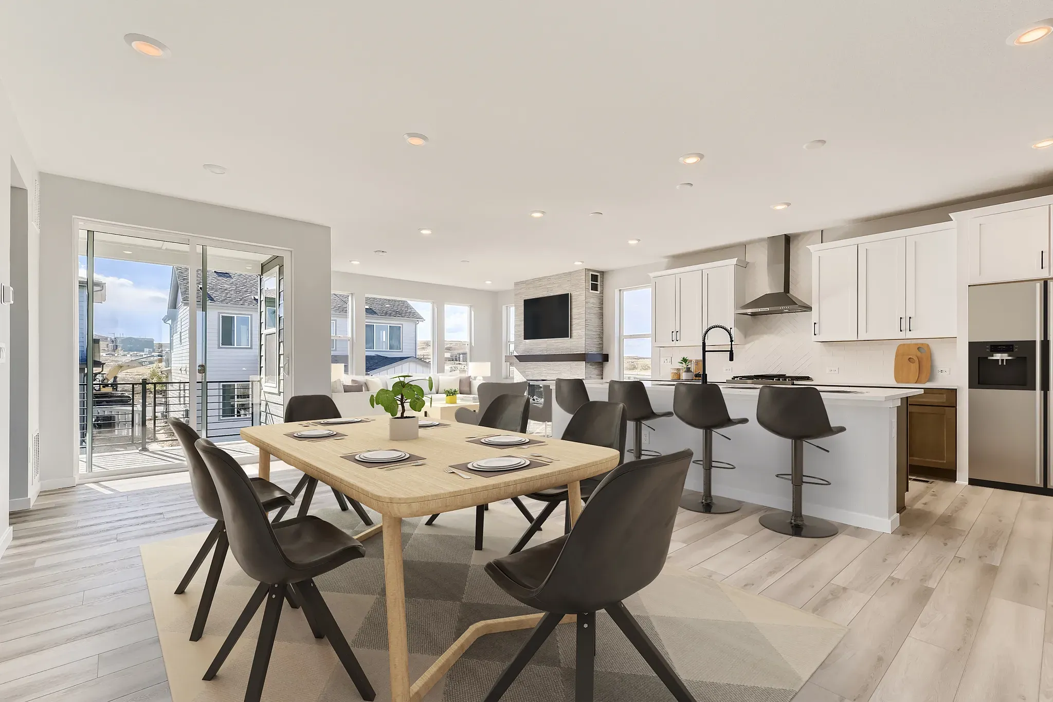 Angeline Dine, Kitchen + Great Room - Virtually St