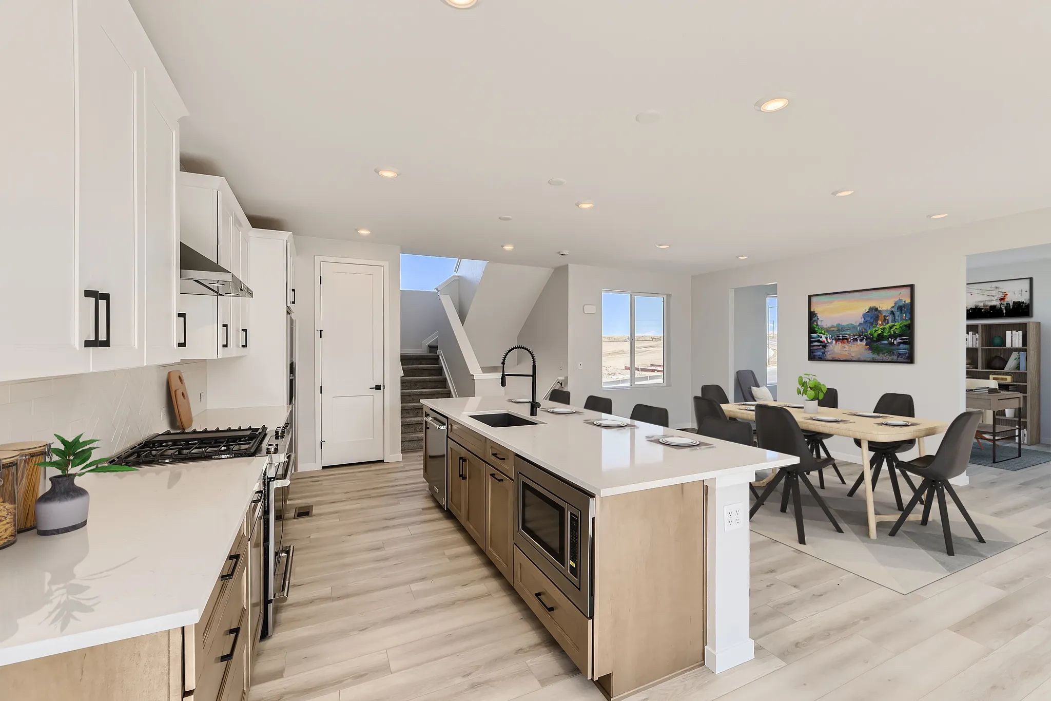 Angeline Kitchen + Dining - Virtually Staged