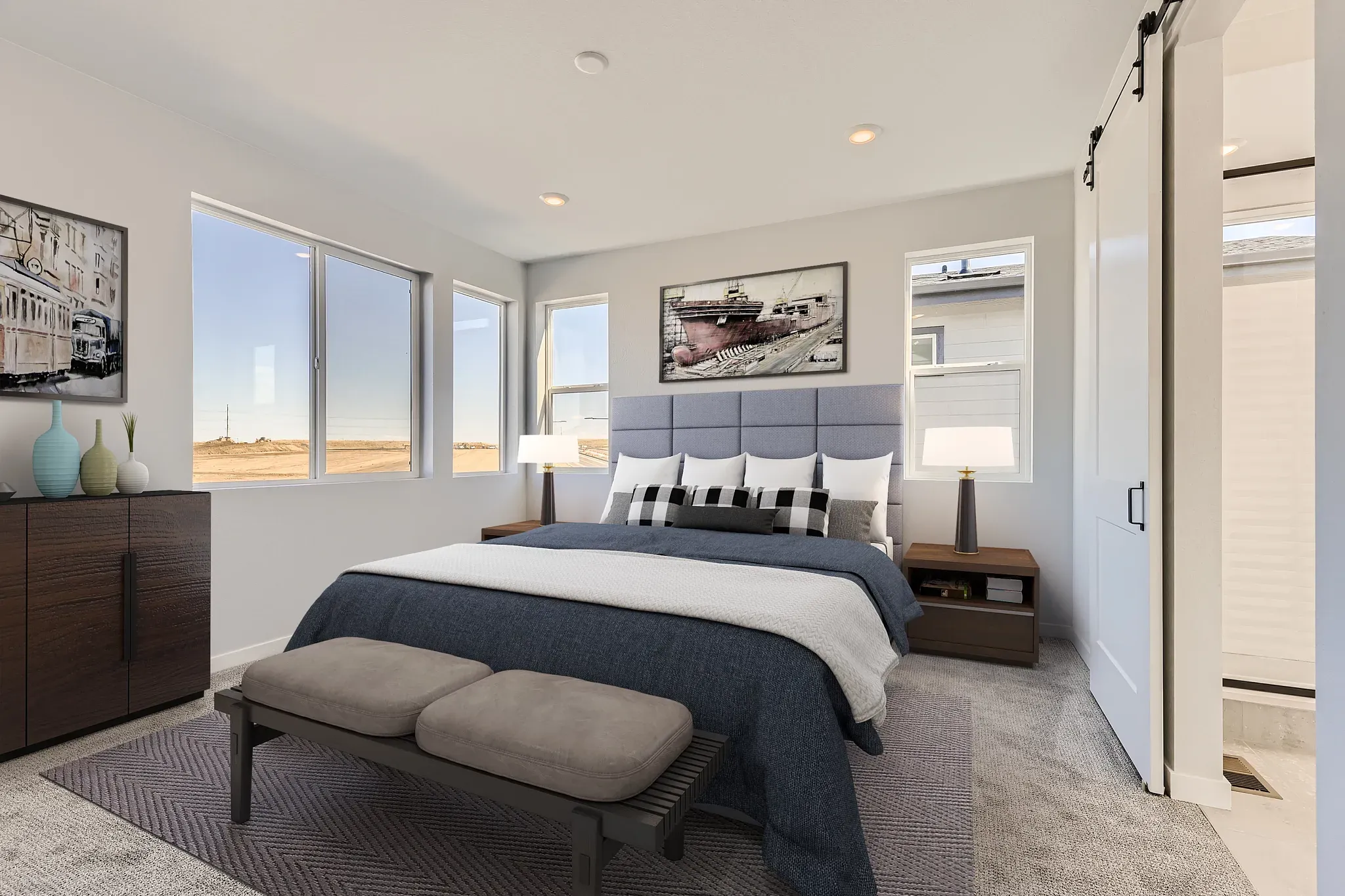 Angeline Primary Bedroom - Virtually Staged