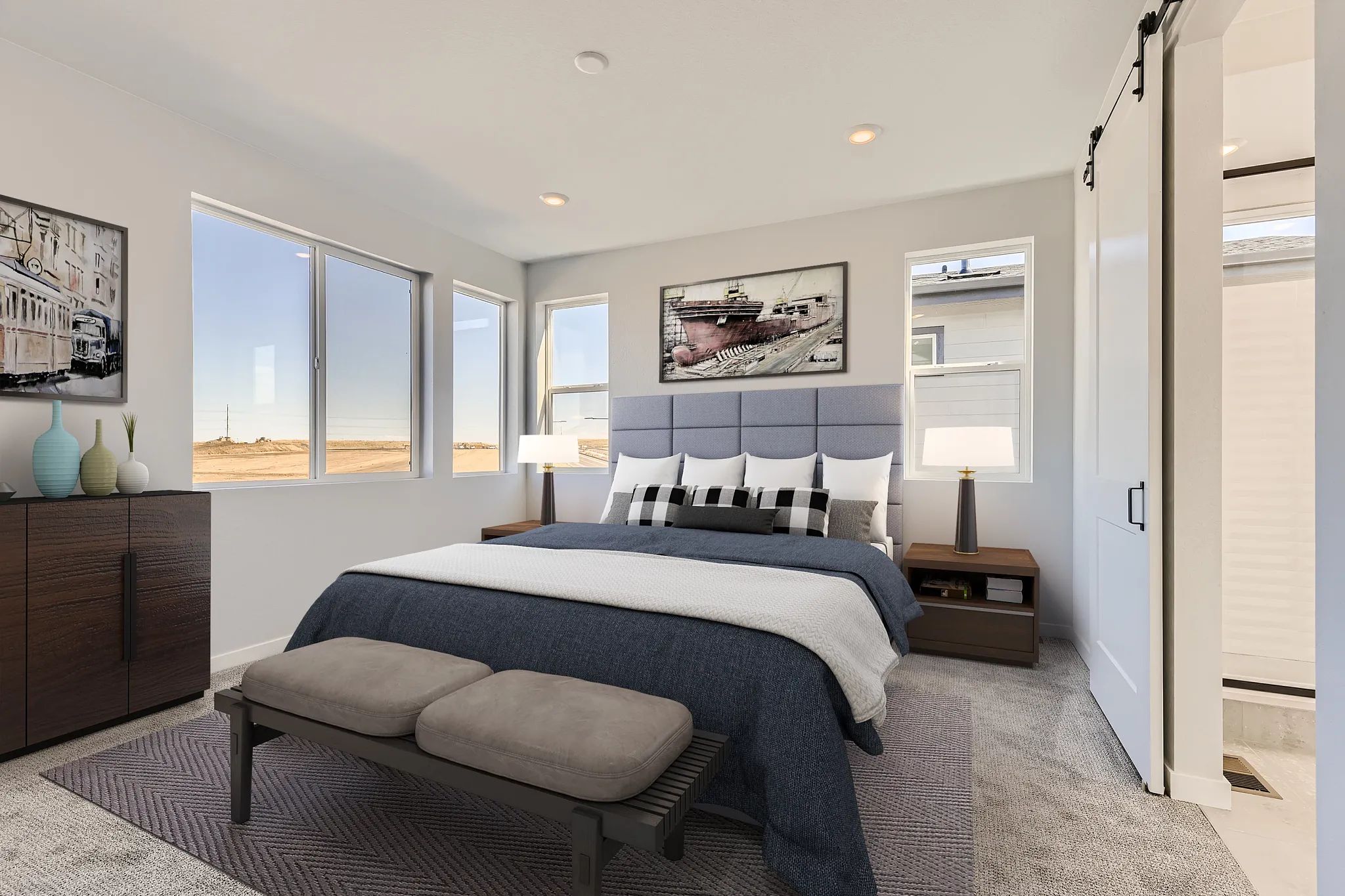 Angeline Primary Bedroom - Virtually Staged