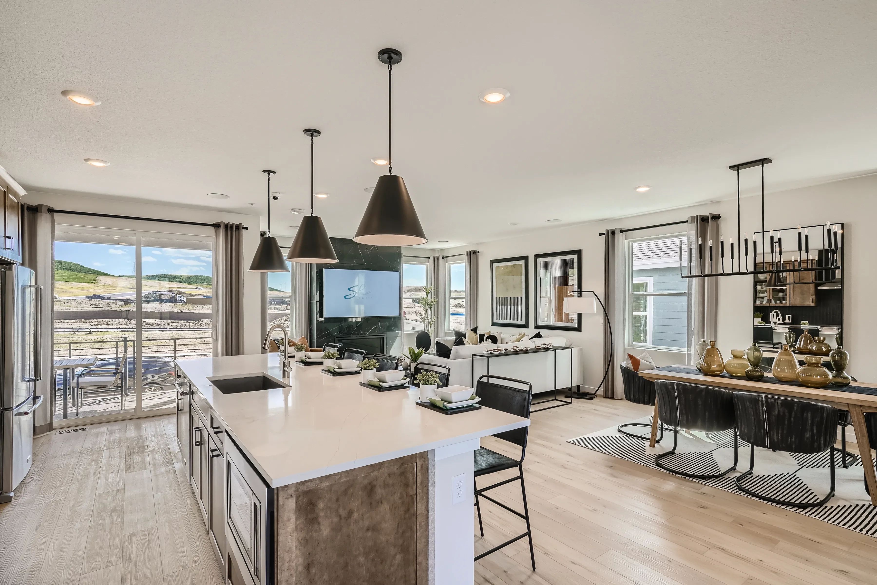 Lola Model Kitchen, Dining + Great Room