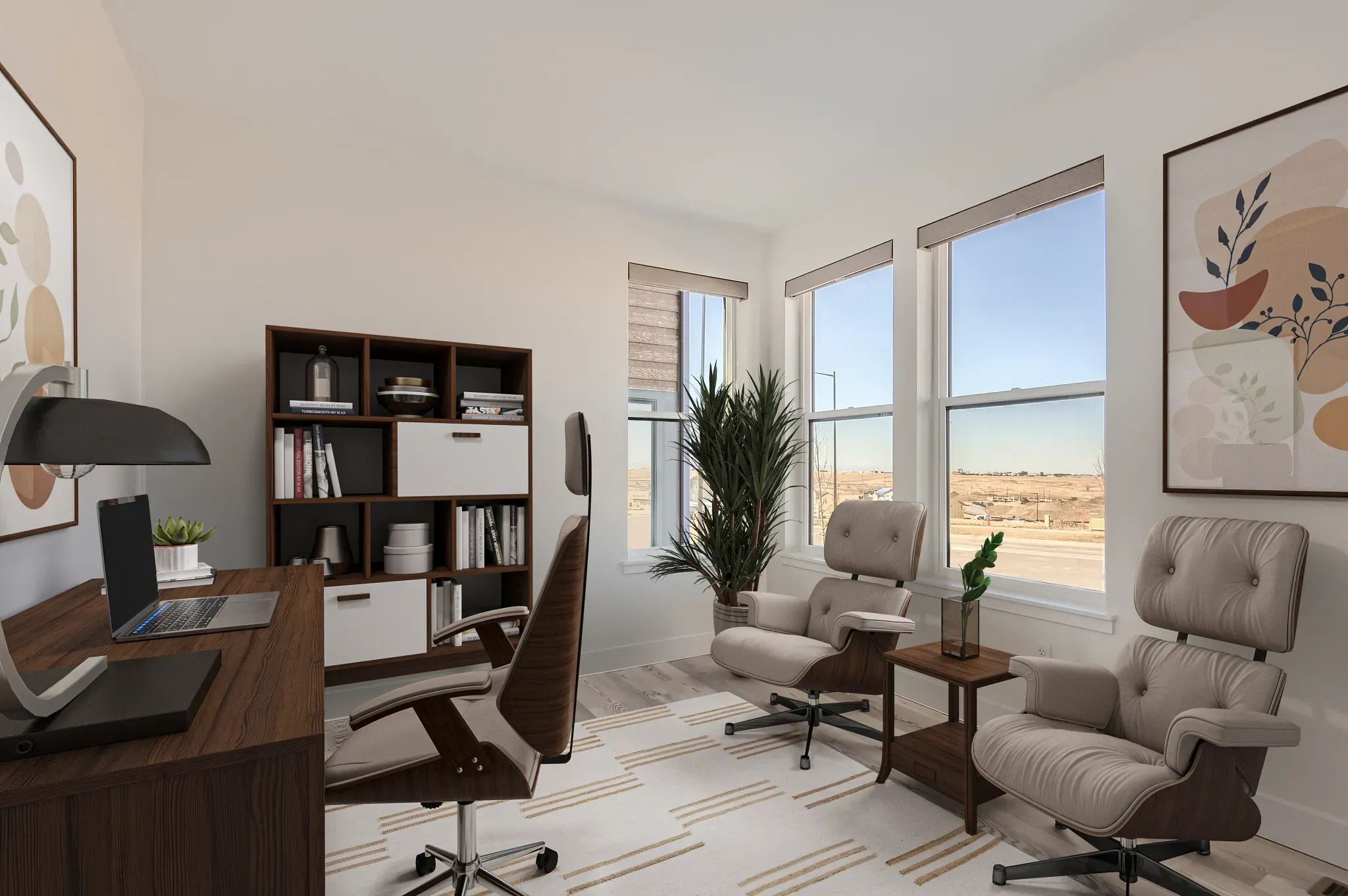 Baxter Plan Study - Virtually Staged