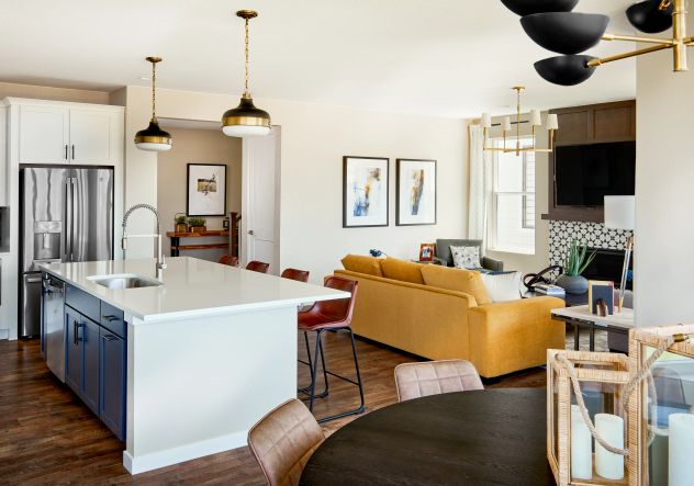 Twilight Kitchen + Great Room