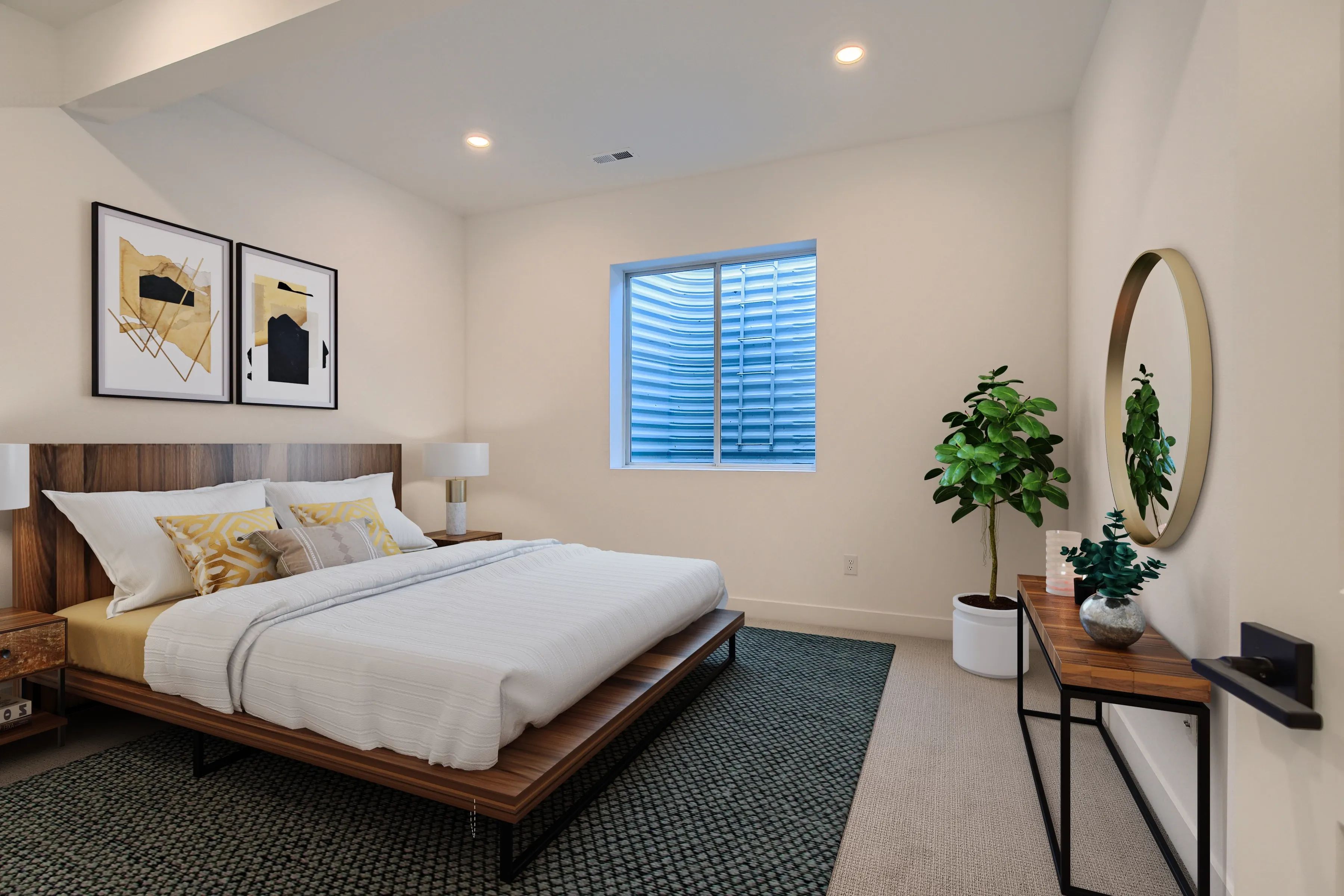 Optional Finished Basement Bedroom