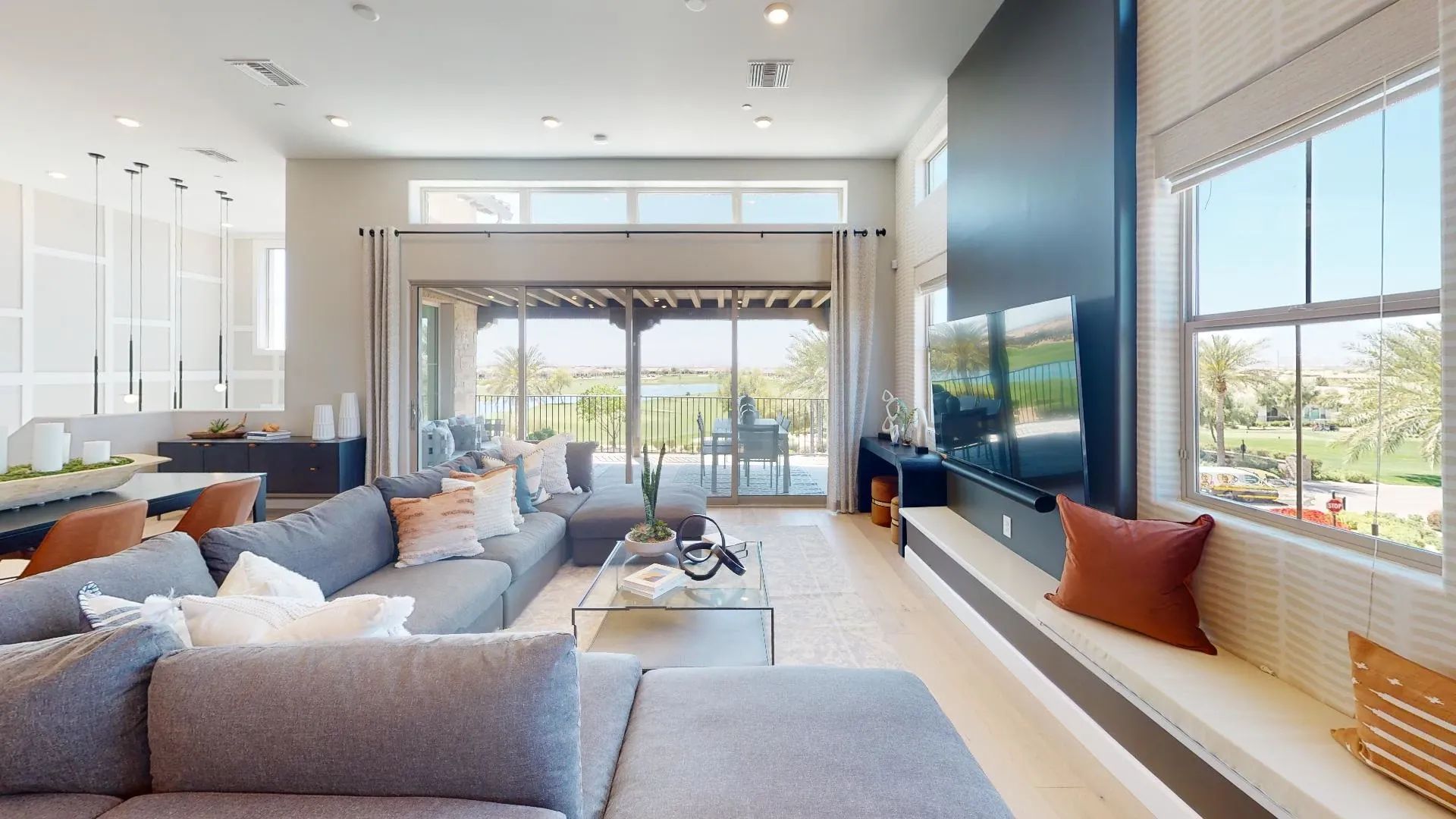 Crescendo Model Great Room & Balcony