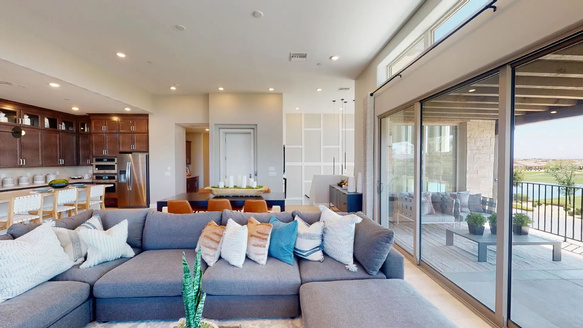 Crescendo Model Great Room & Balcony