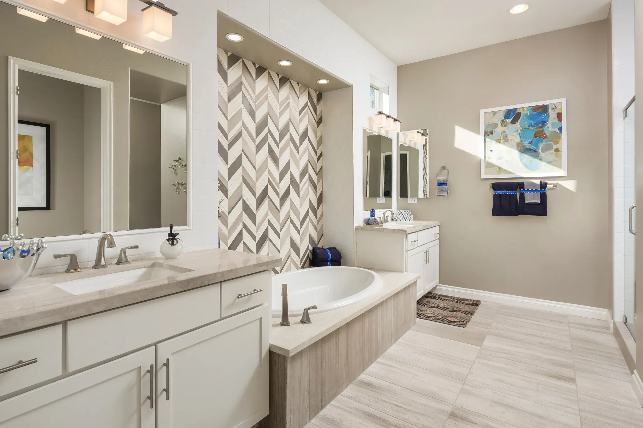 Alora Model Master Bathroom