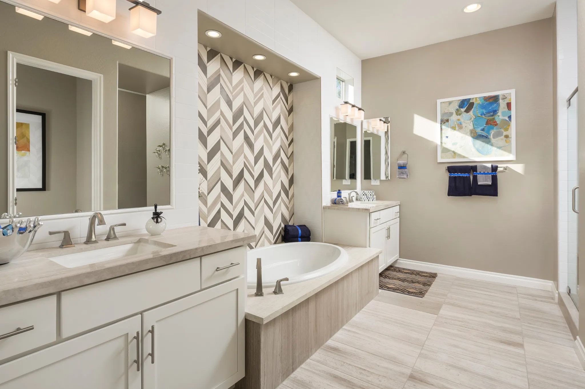 Alora Model Master Bathroom