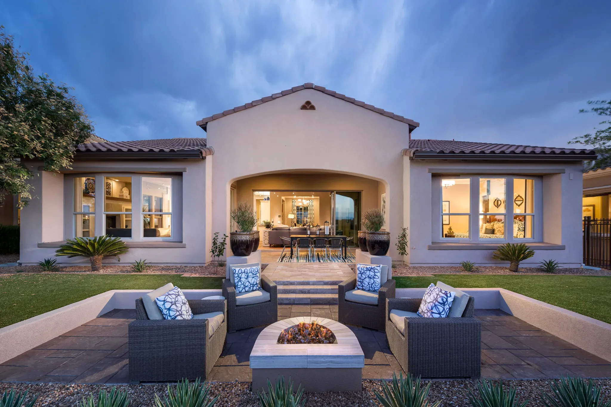 Alora Model Backyard