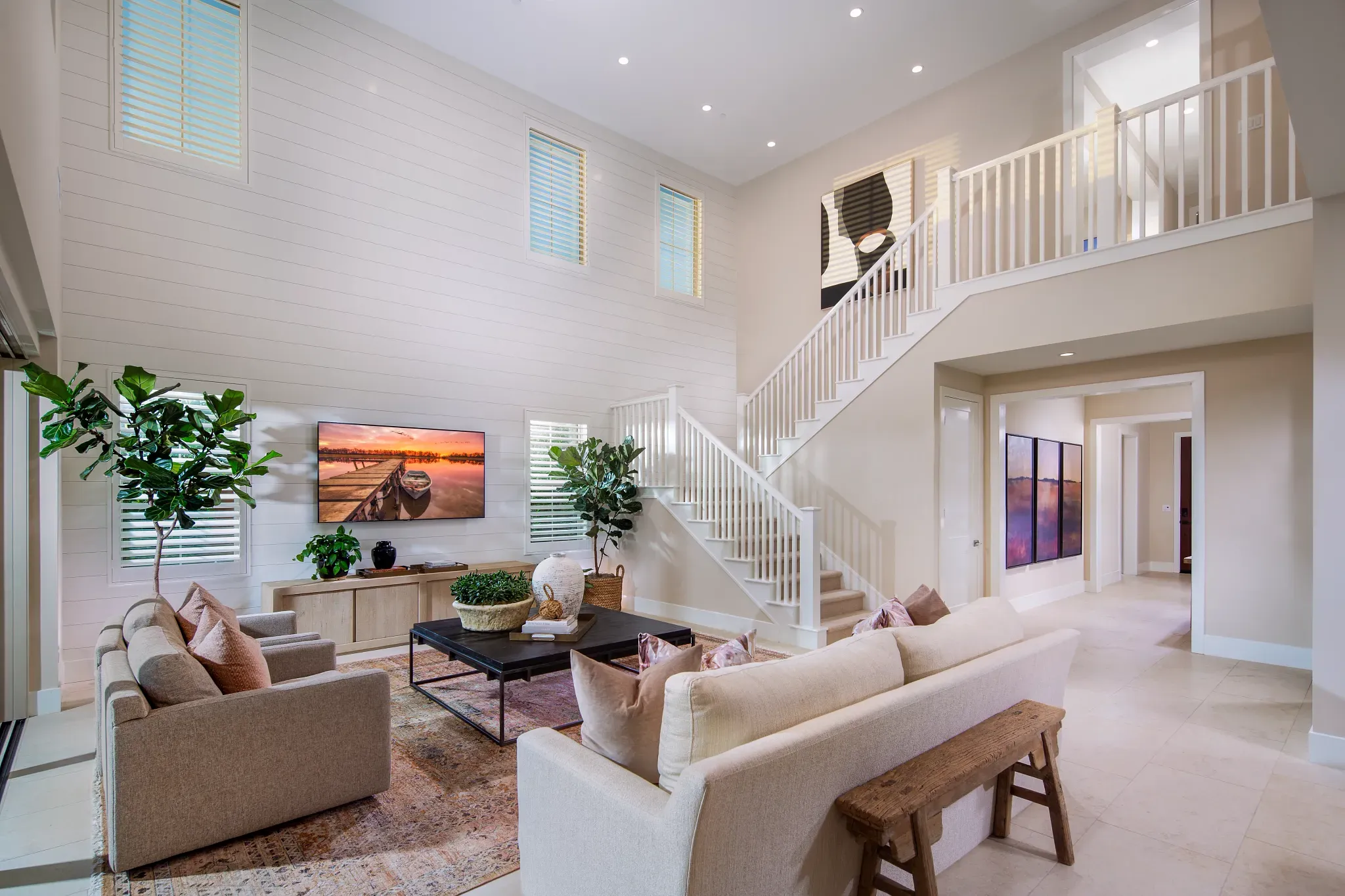 Plan 3 Model Great Room
