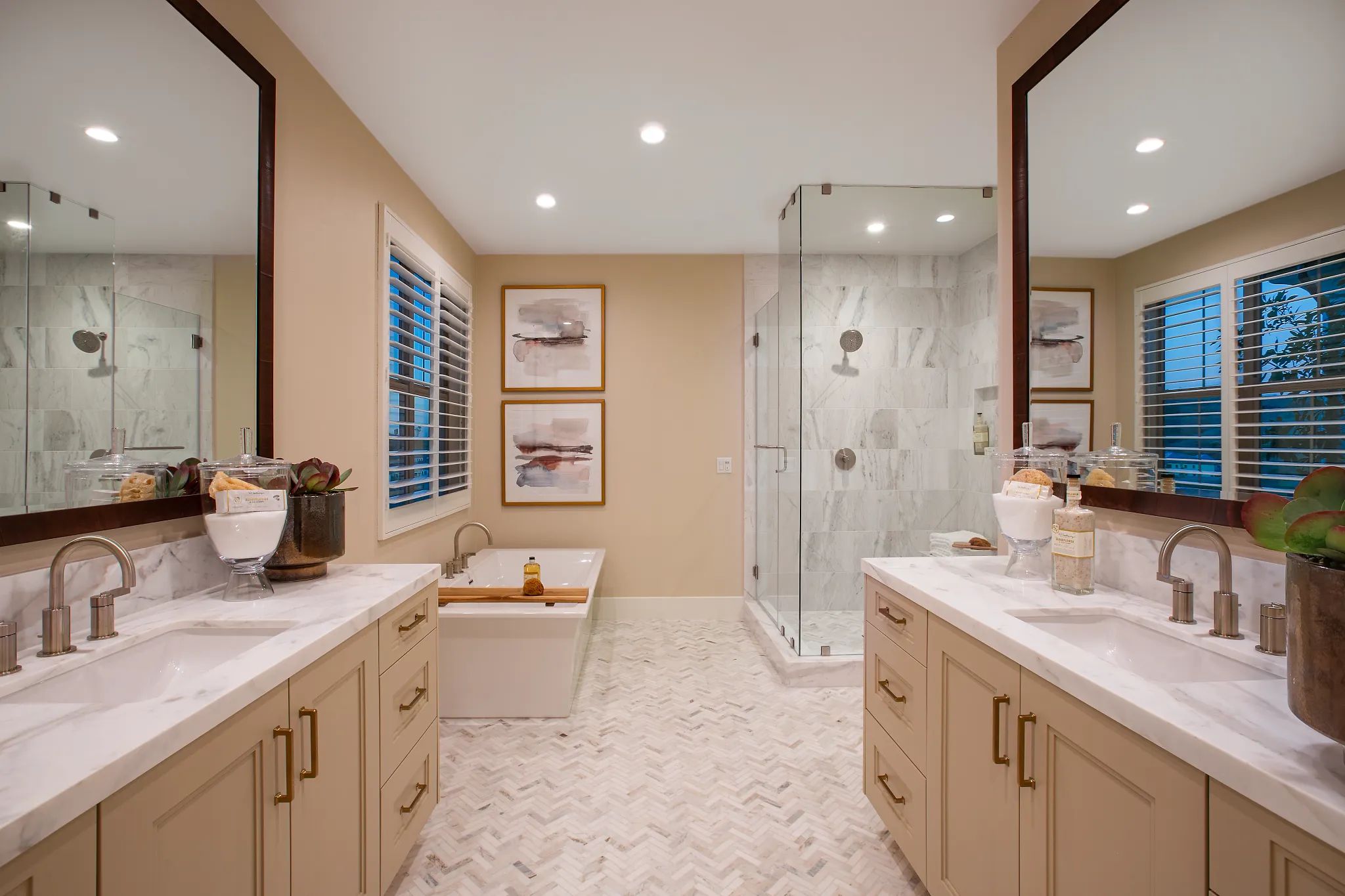 Plan 3 Model Primary Bathroom
