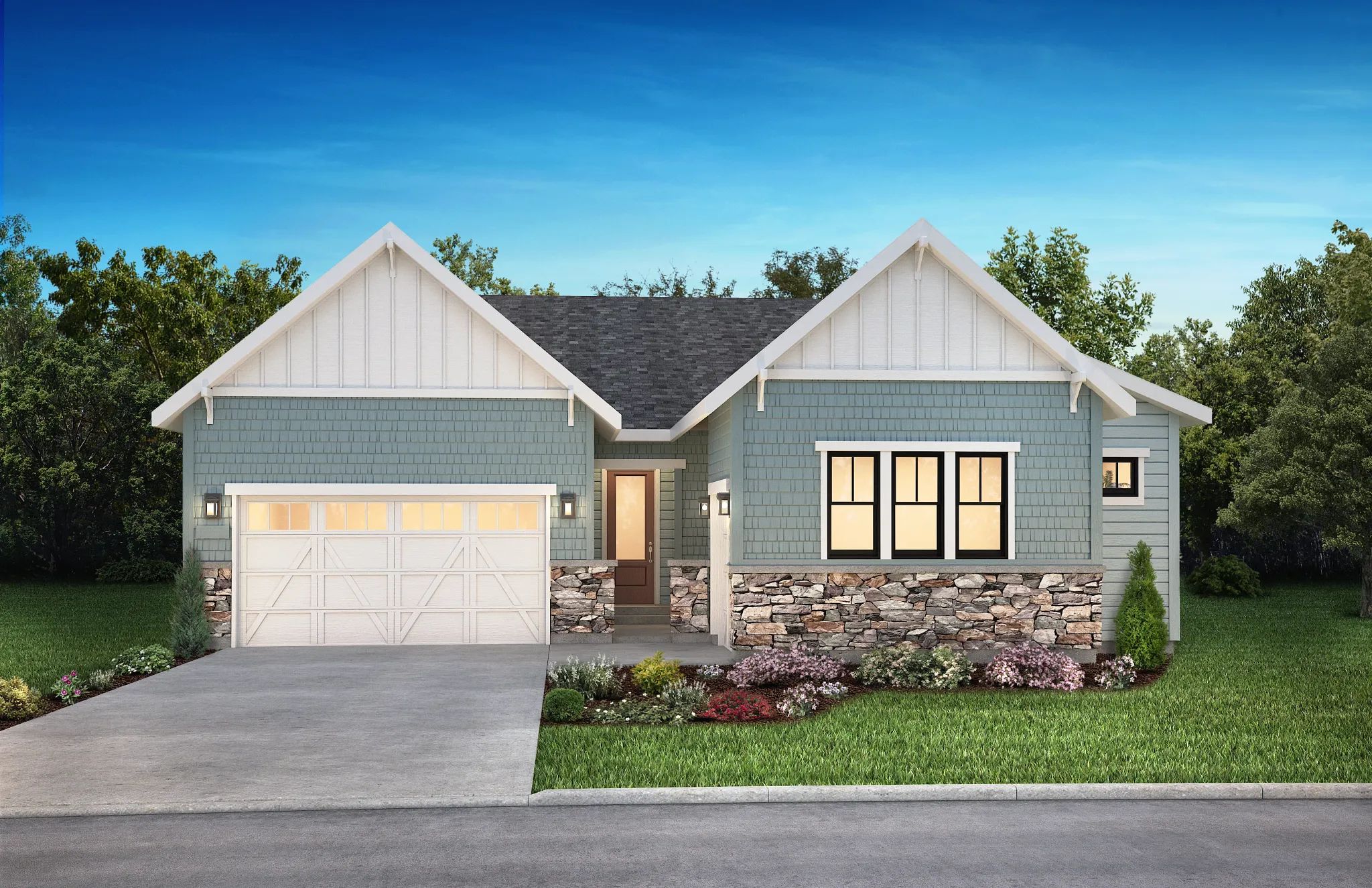 Exterior B: Lake Cottage