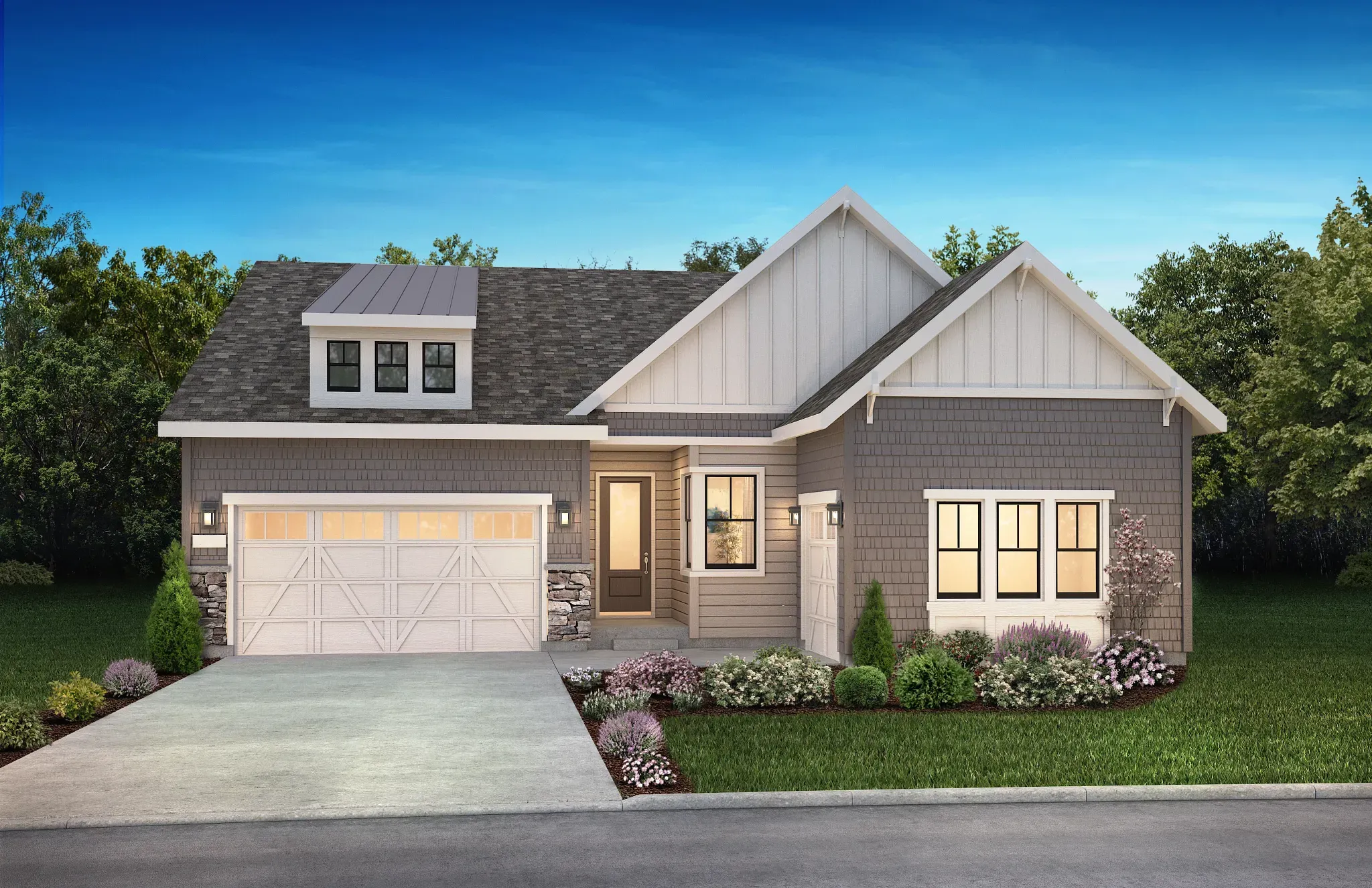 Exterior B: Lake Cottage