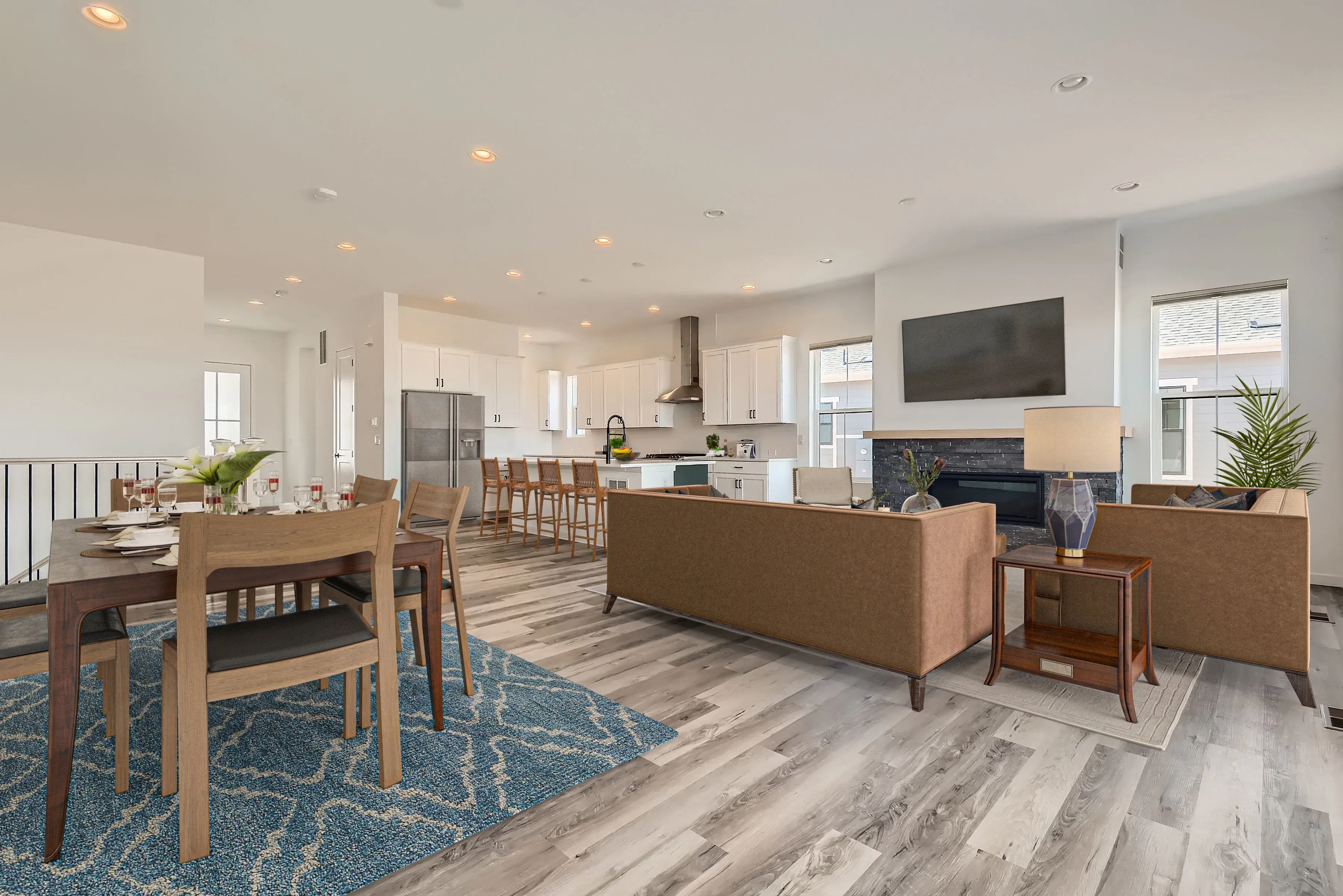 Crimson Sky Dining, Great Room + Kitchen