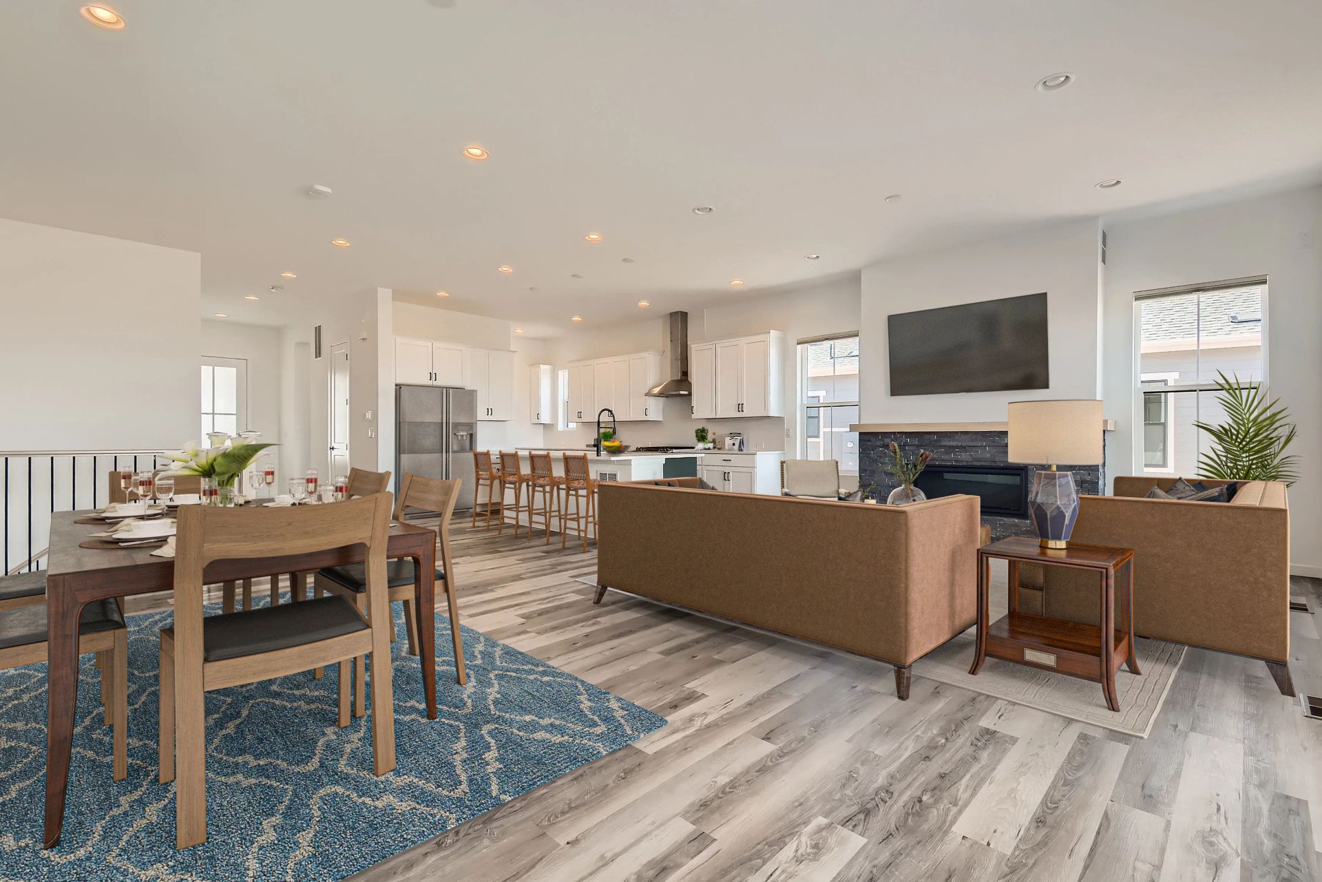Crimson Sky Dining, Great Room + Kitchen