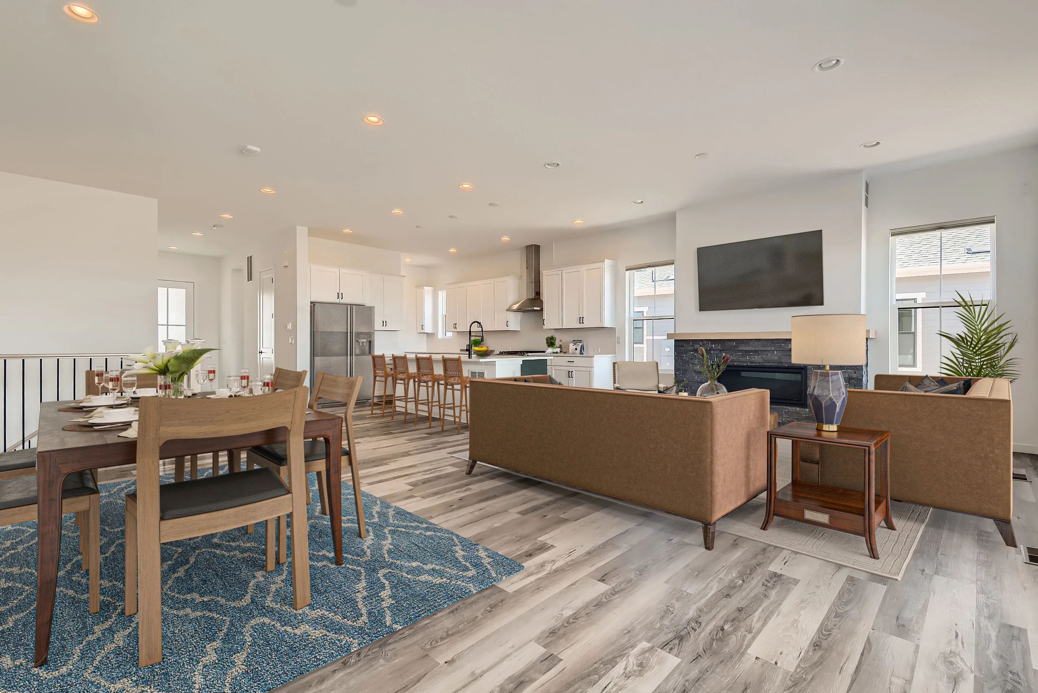 Crimson Sky Dining, Great Room + Kitchen