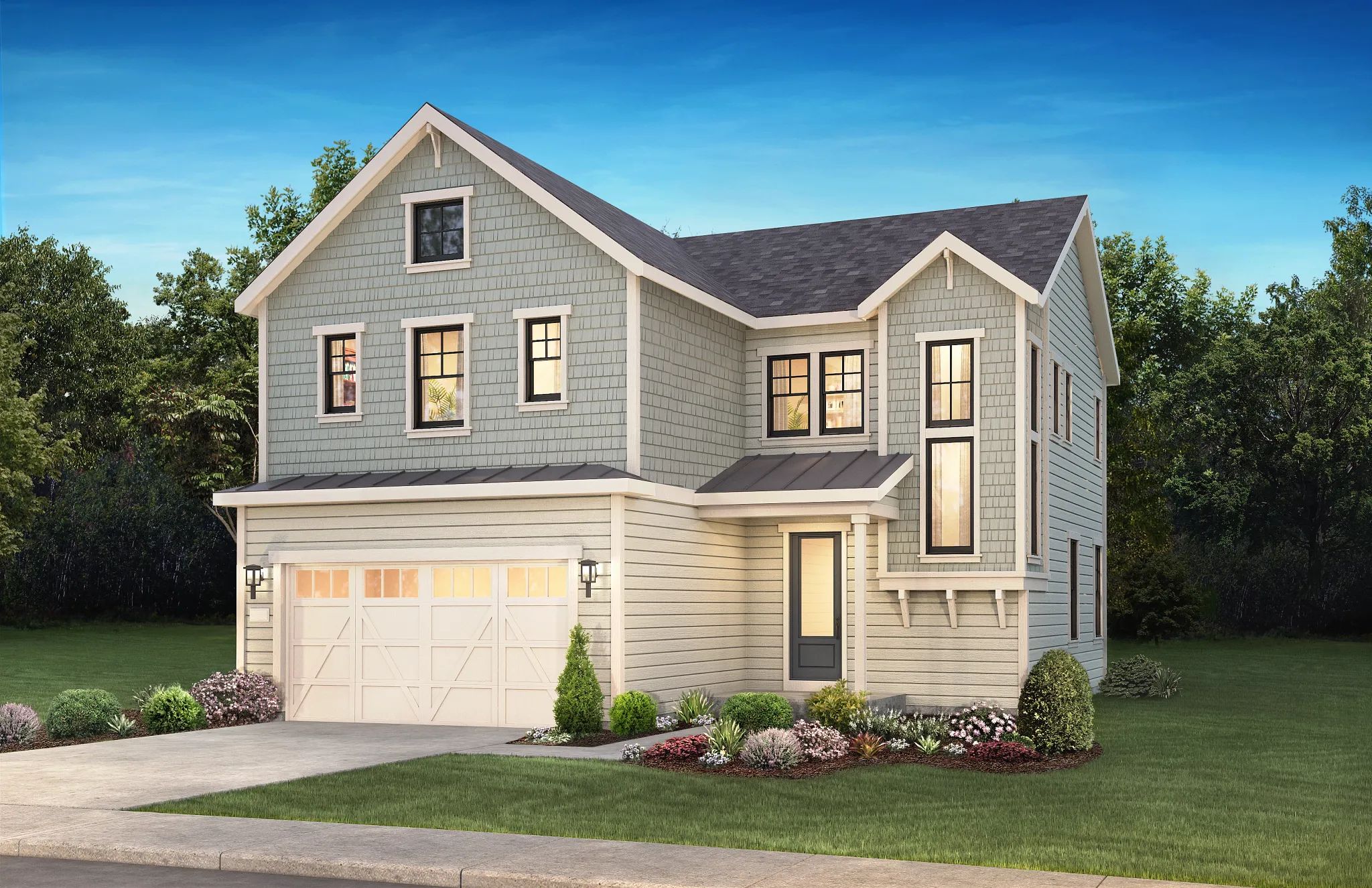 Exterior B: Lake Cottage