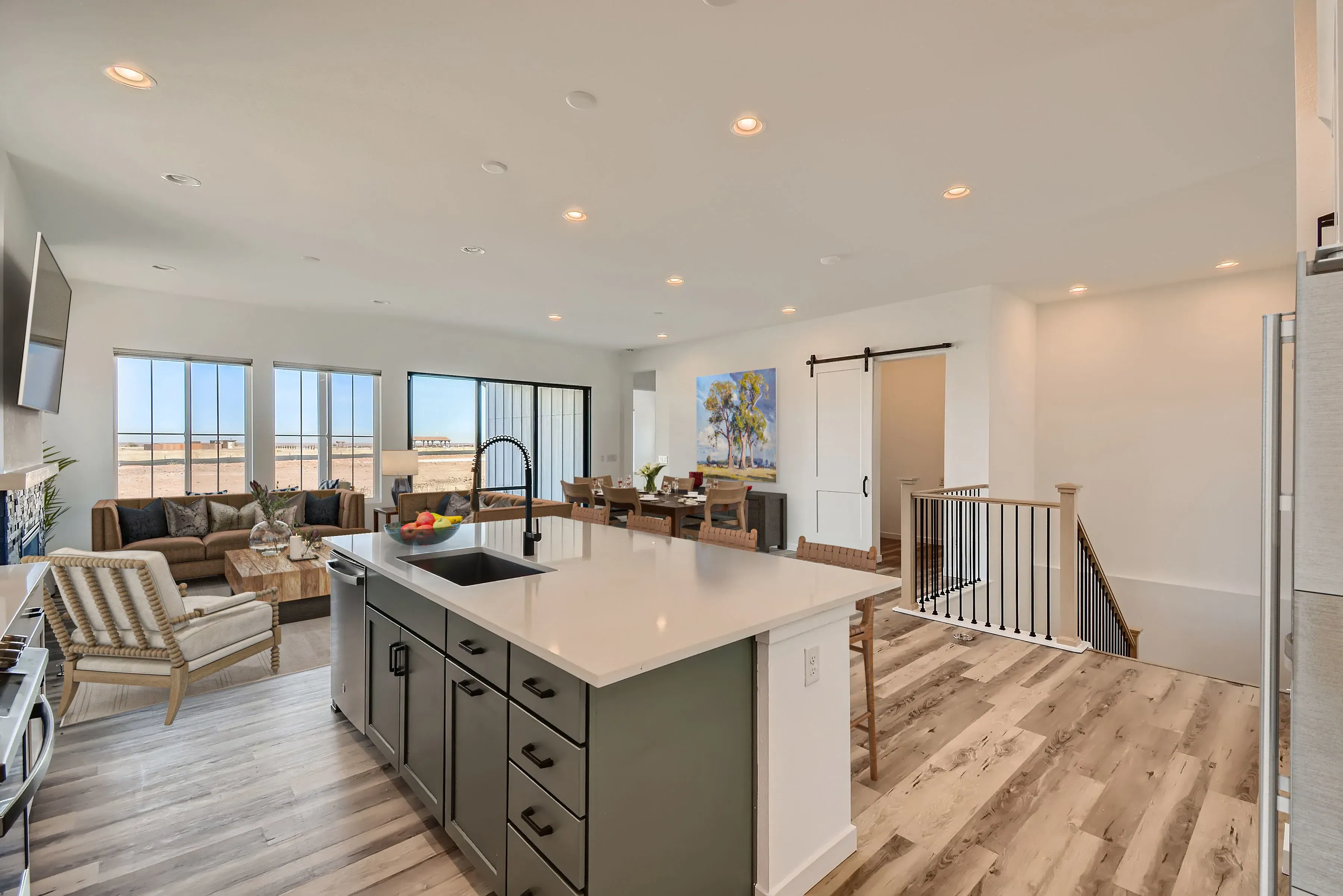 Crimson Sky Kitchen, Great Room + Dining