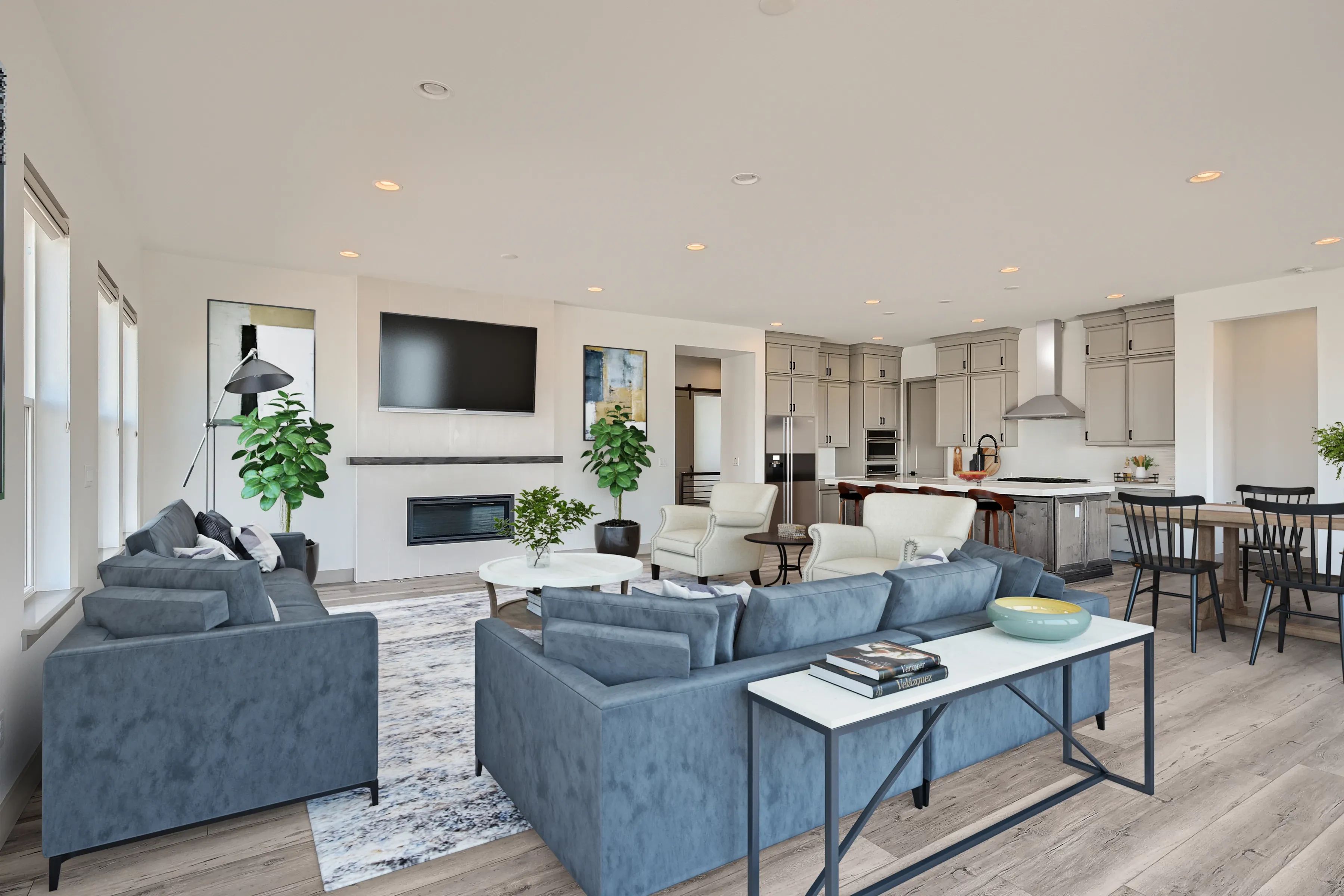 Tranquility Great Room, Kitchen + Dining