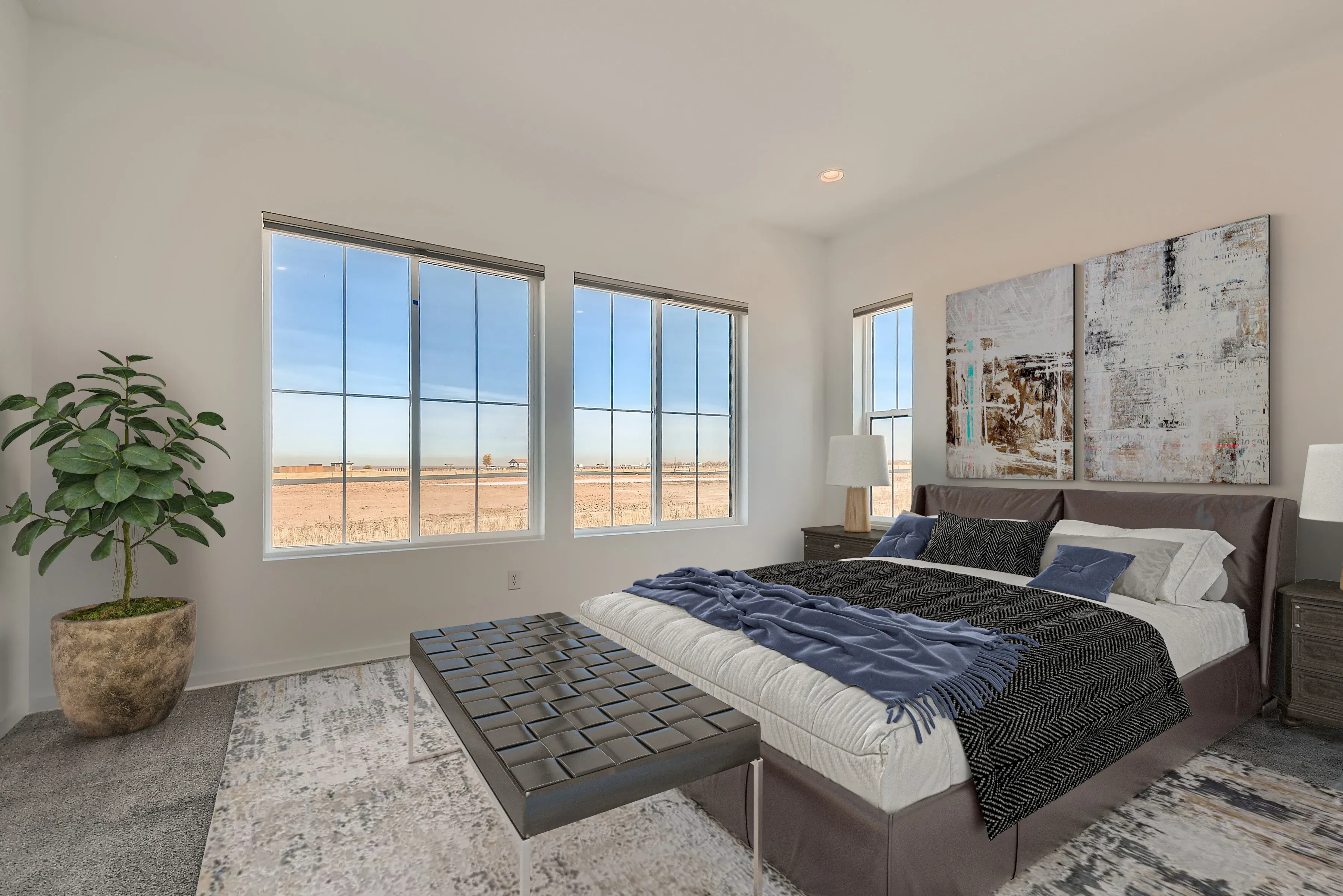 Crimson Sky Primary Bedroom