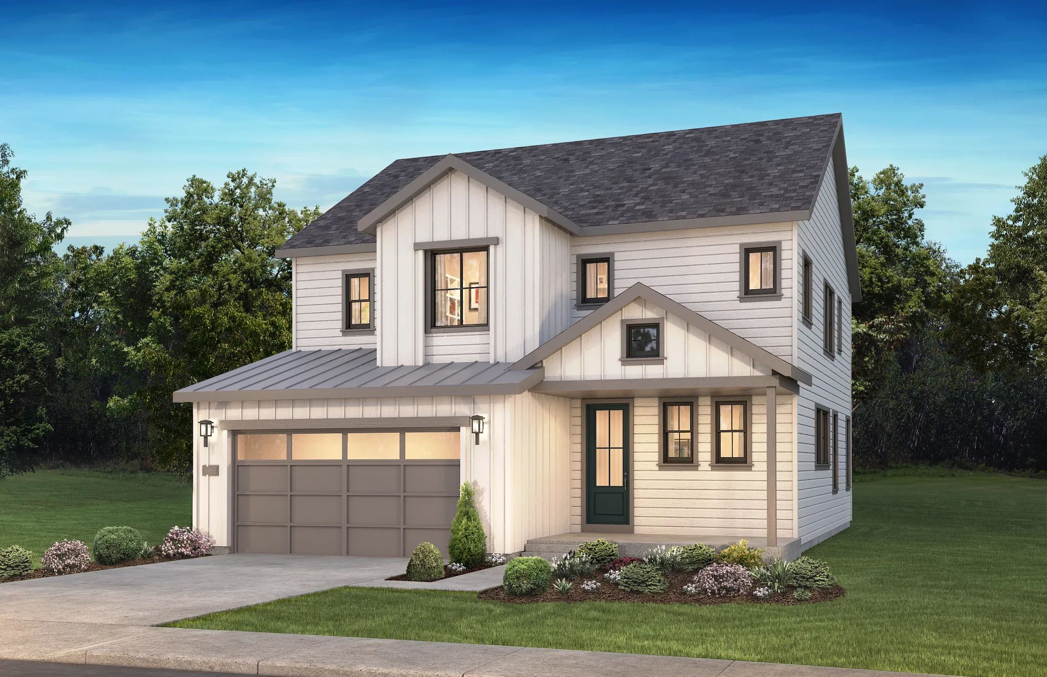 Exterior A: Modern Farmhouse