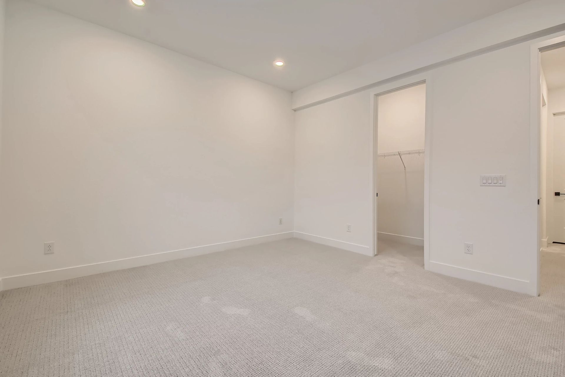 Crimson Sky Basement Bedroom