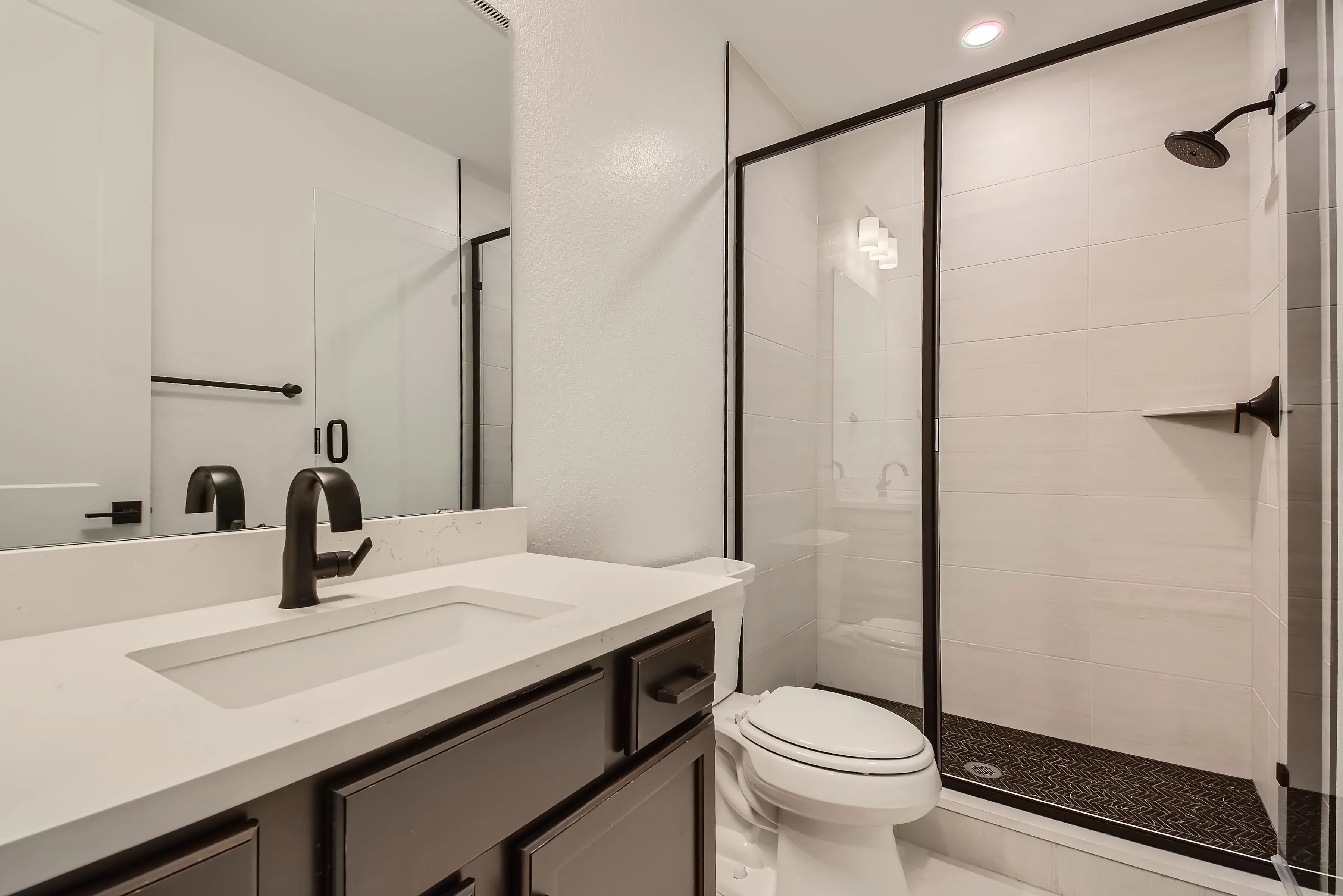 Crimson Sky Basement Bath