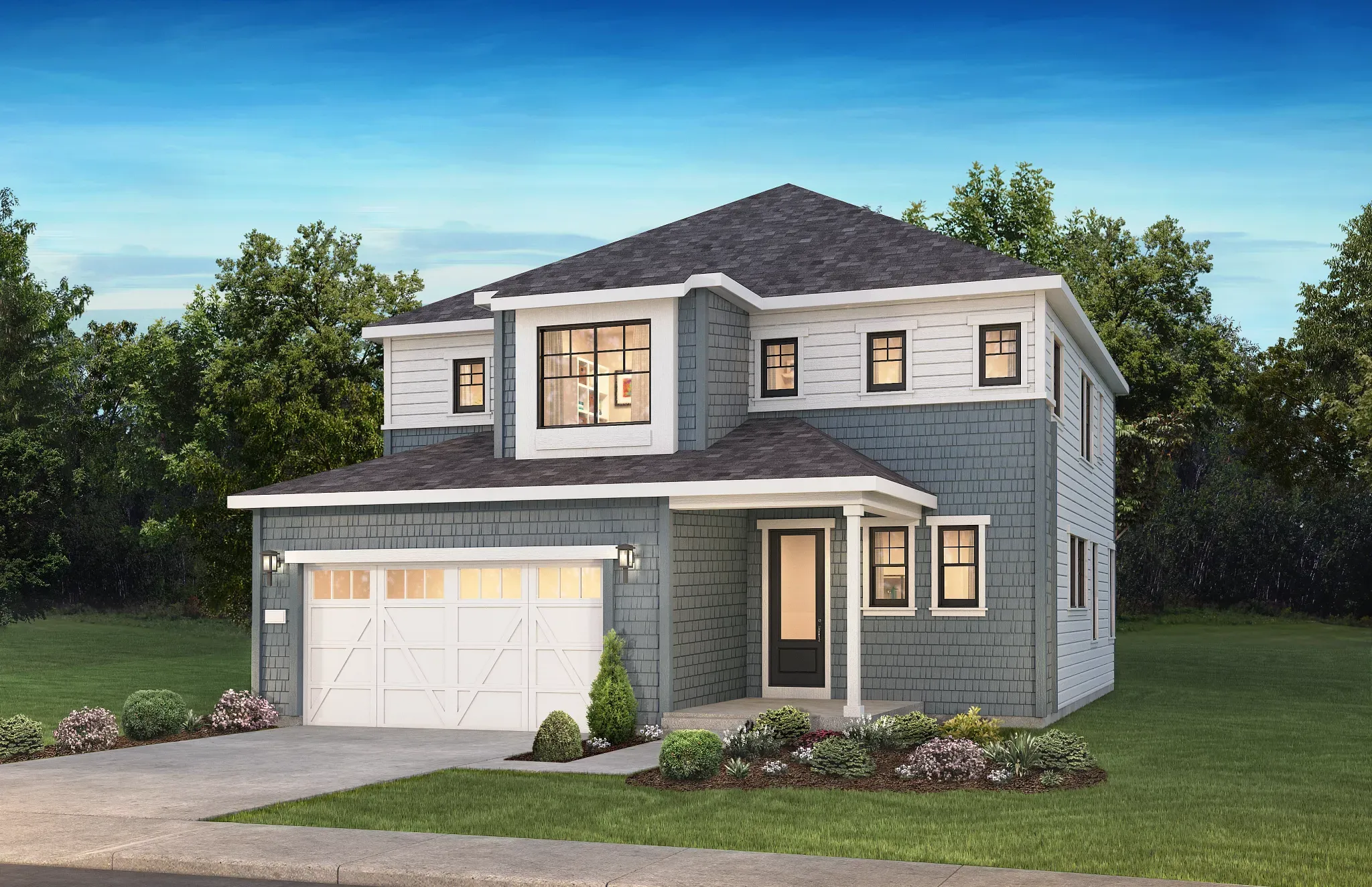 Exterior B: Lake Cottage