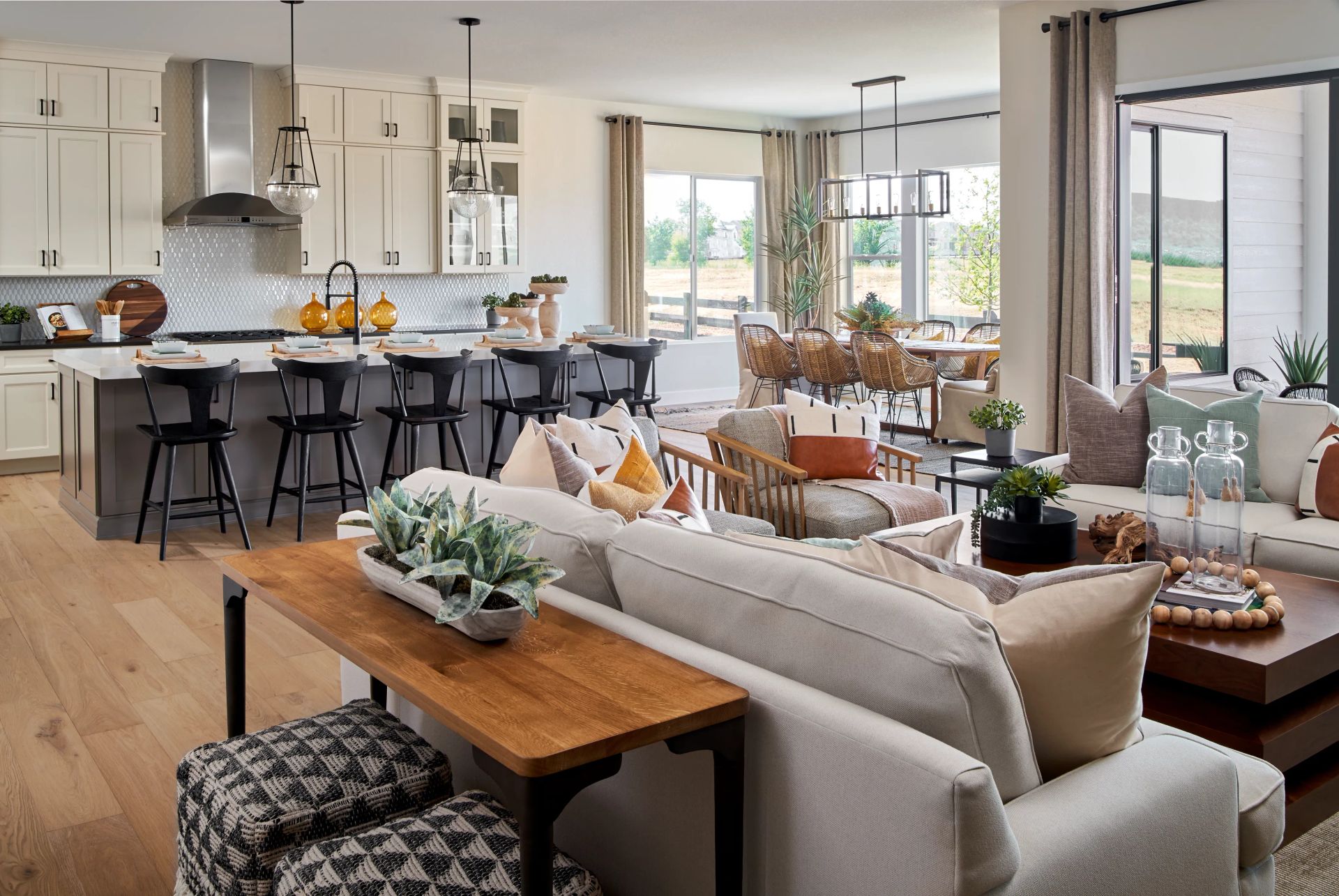 Brookside Great Room, Kitchen + Dining
