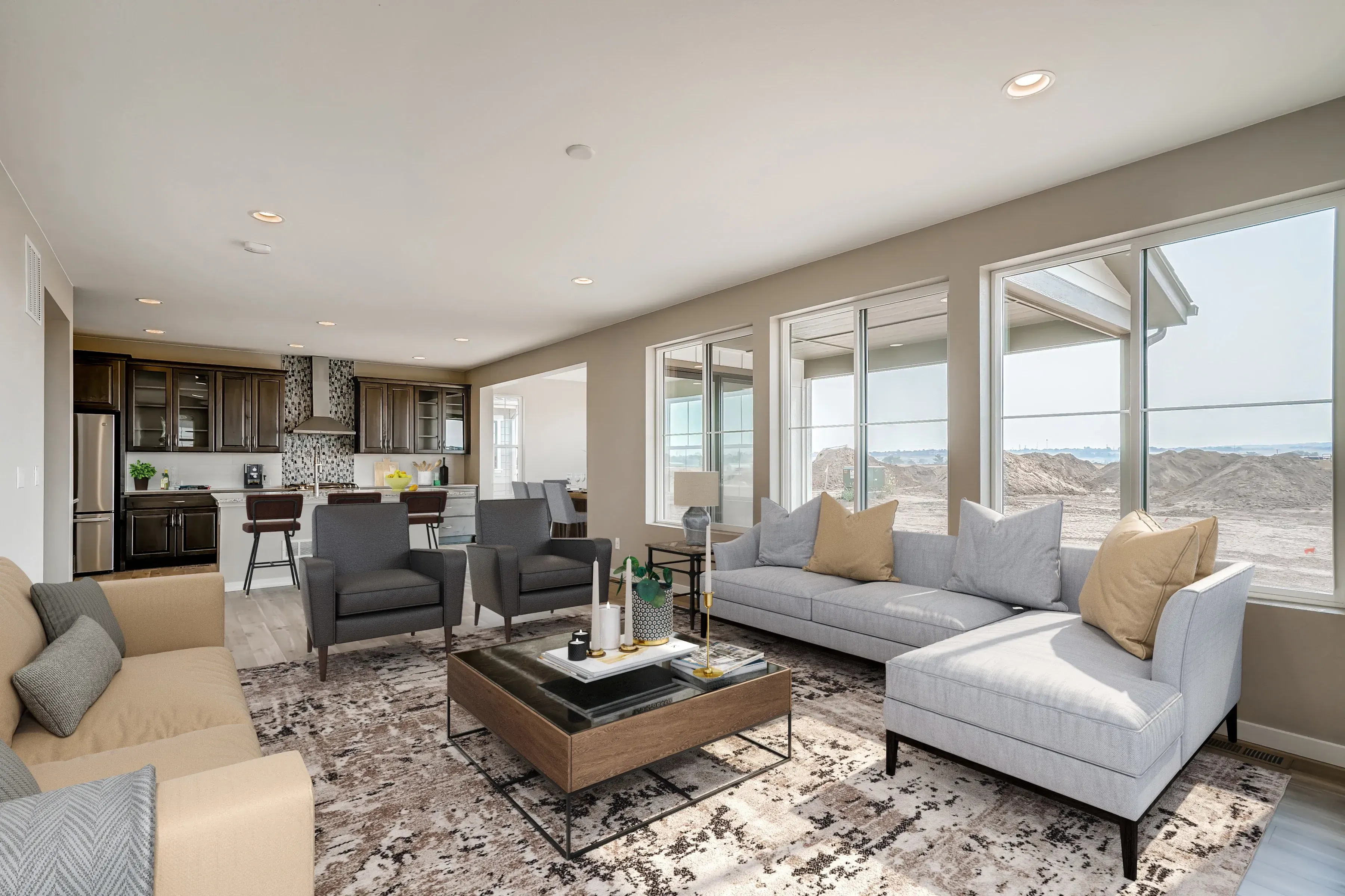 Great Room + Kitchen