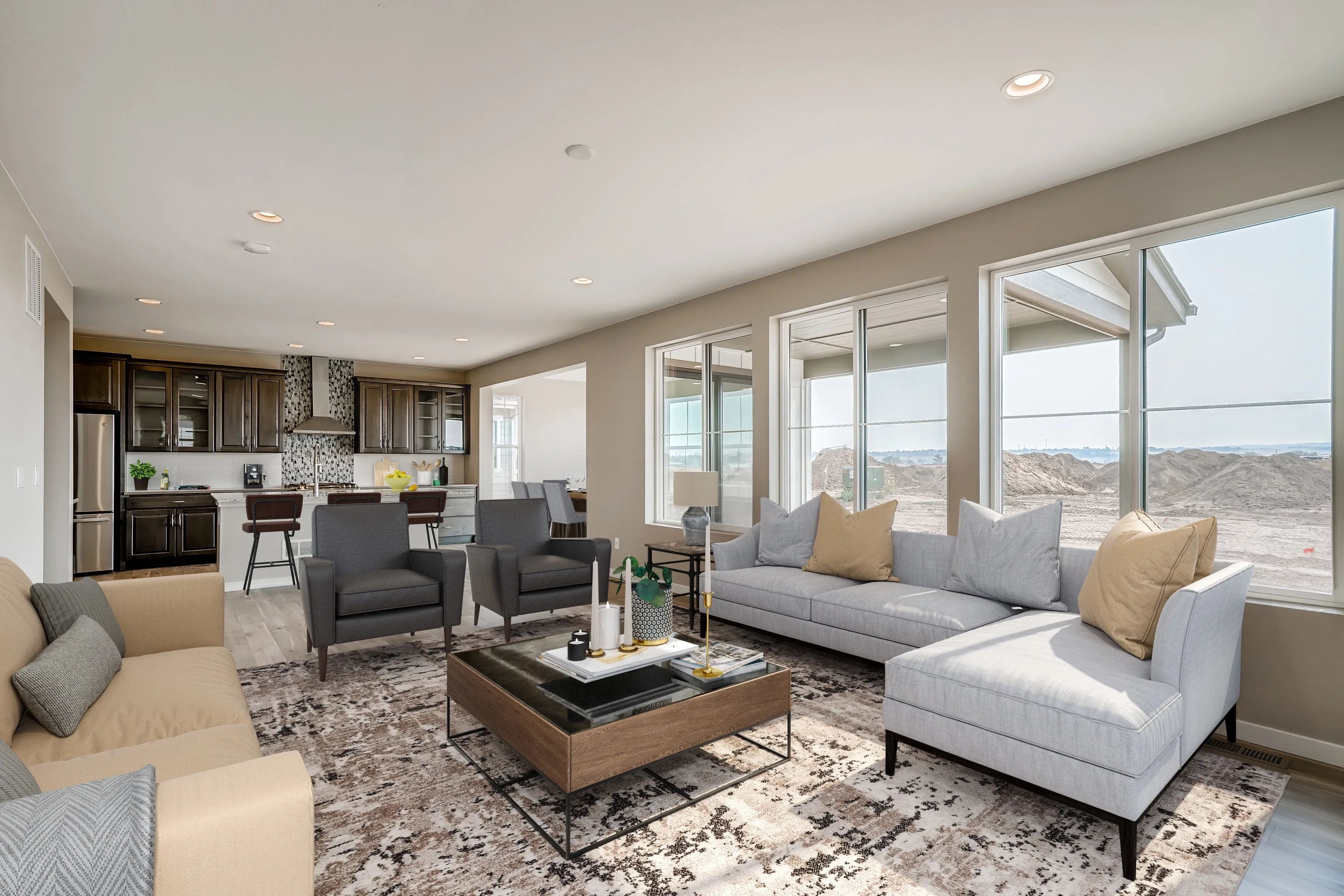 Great Room + Kitchen