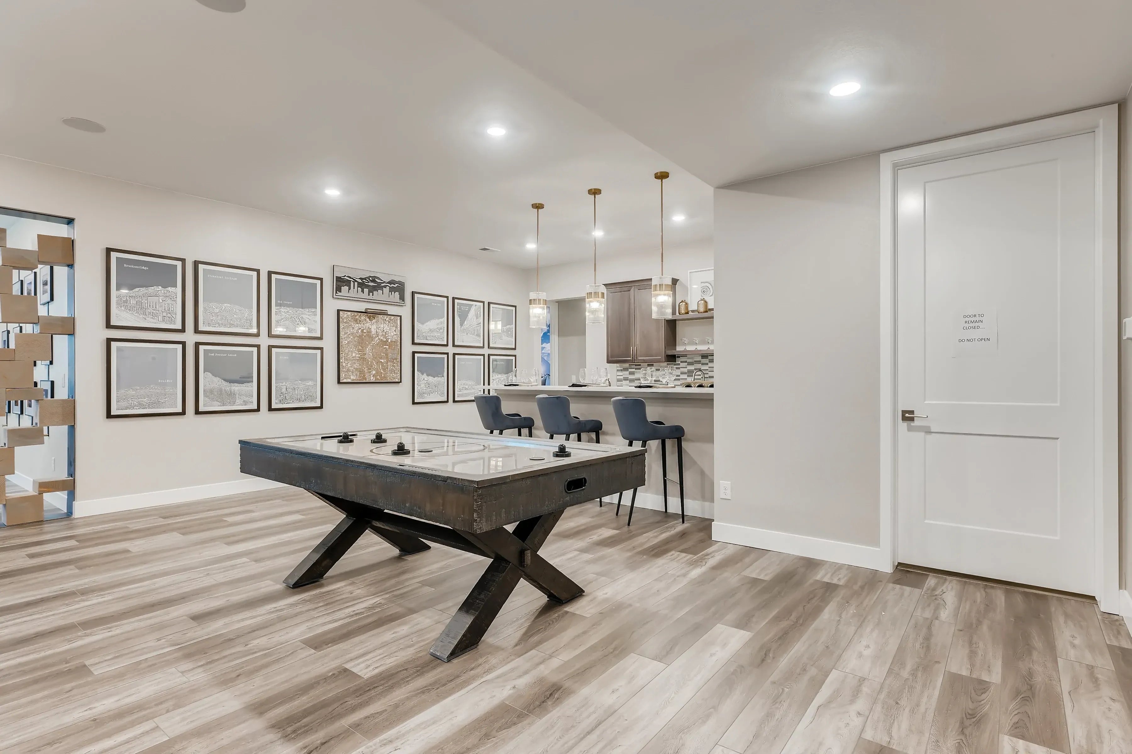 Stillwater Basement Game Room + Wet Bar