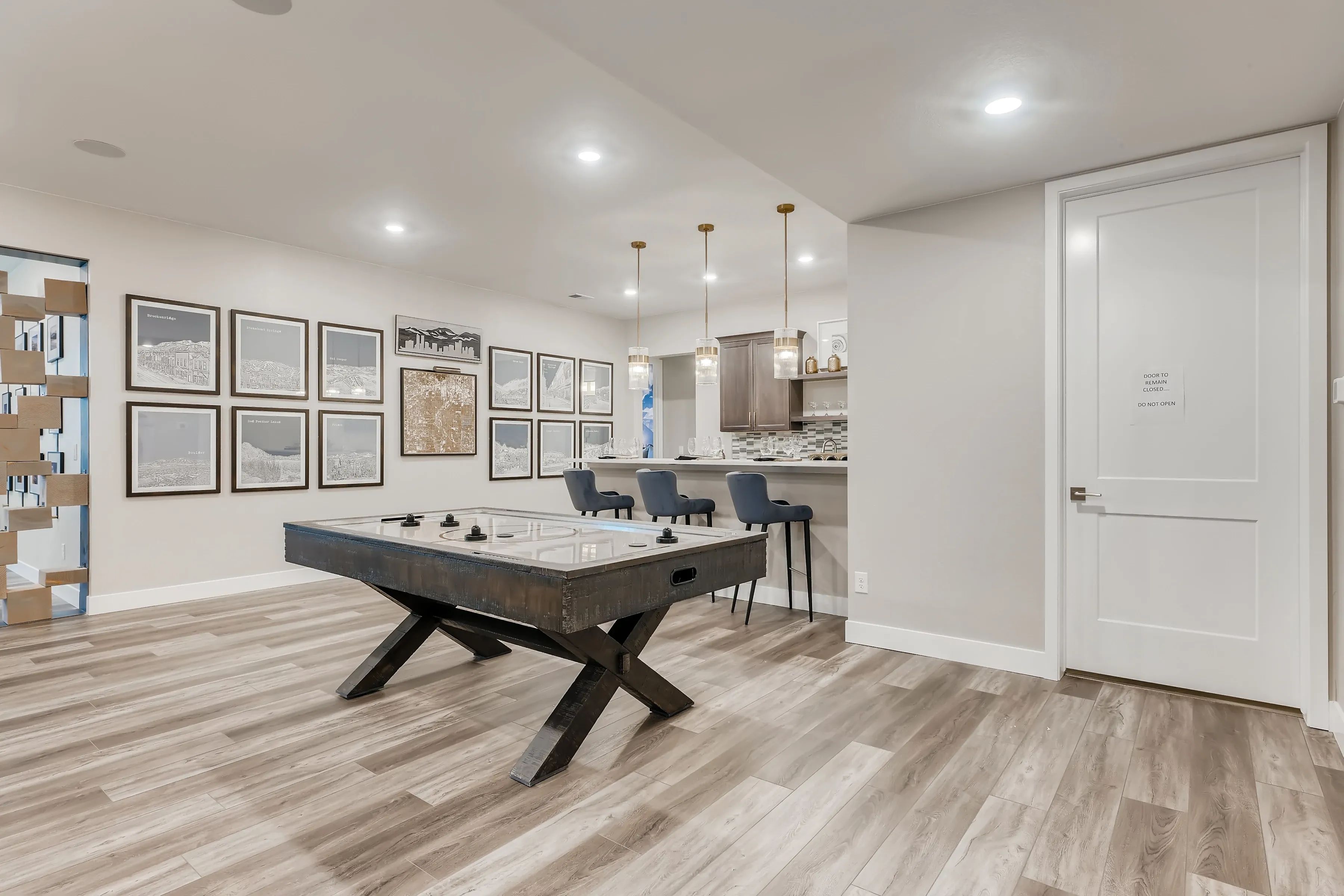 Stillwater Basement Game Room + Wet Bar