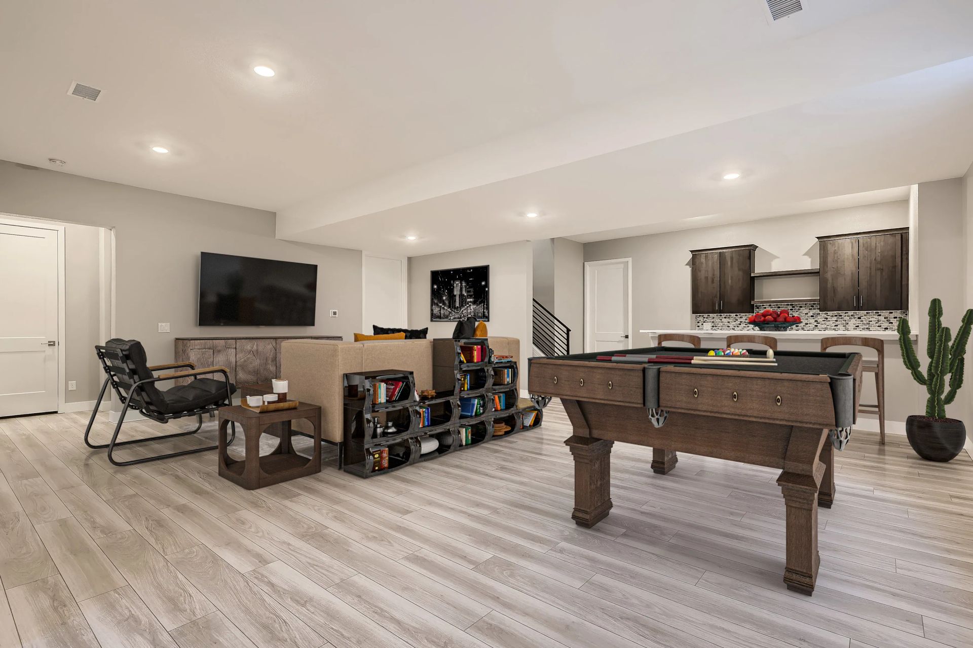 Setting Sun Finished Basement