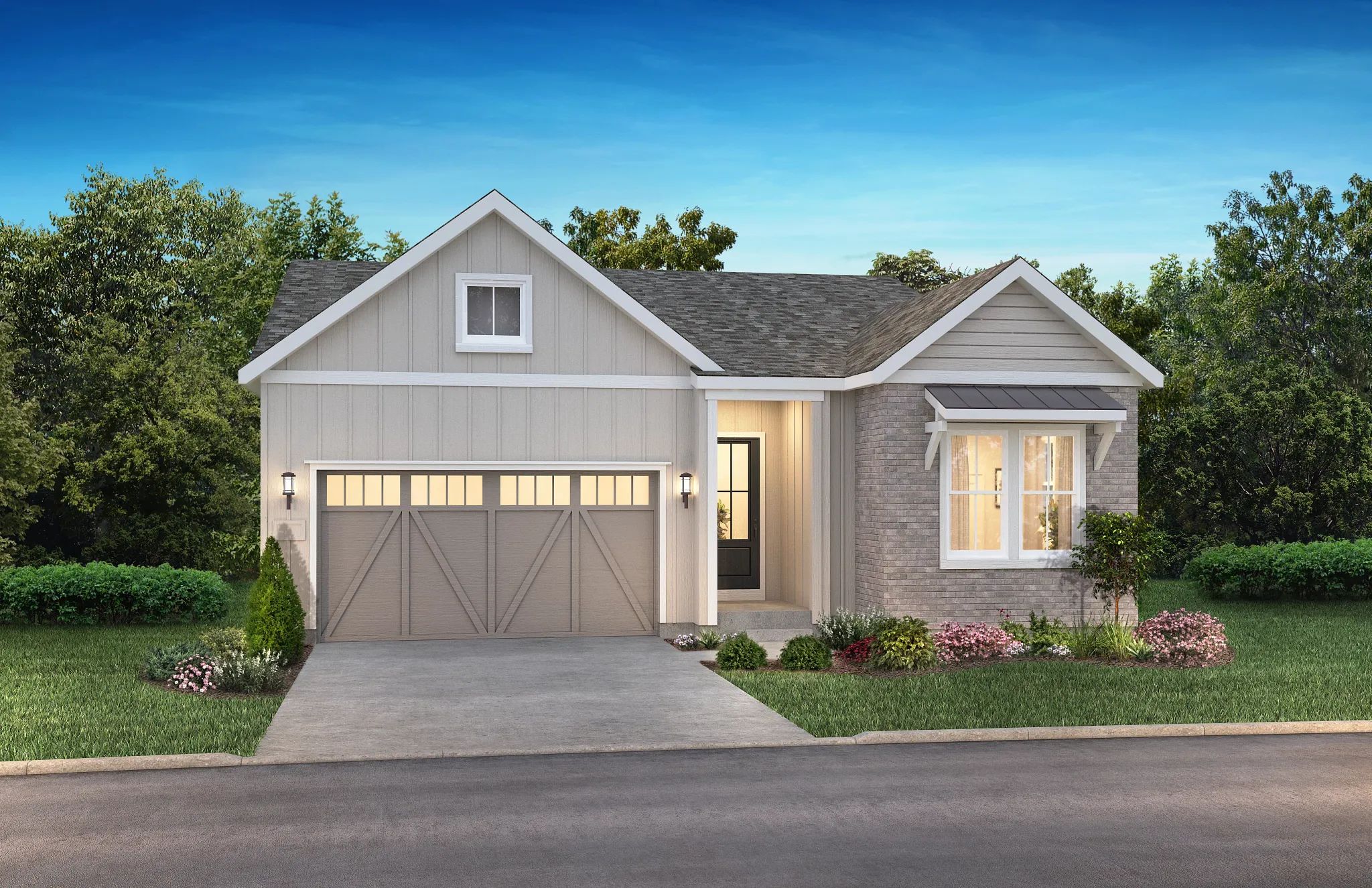 Exterior A: Modern Farmhouse