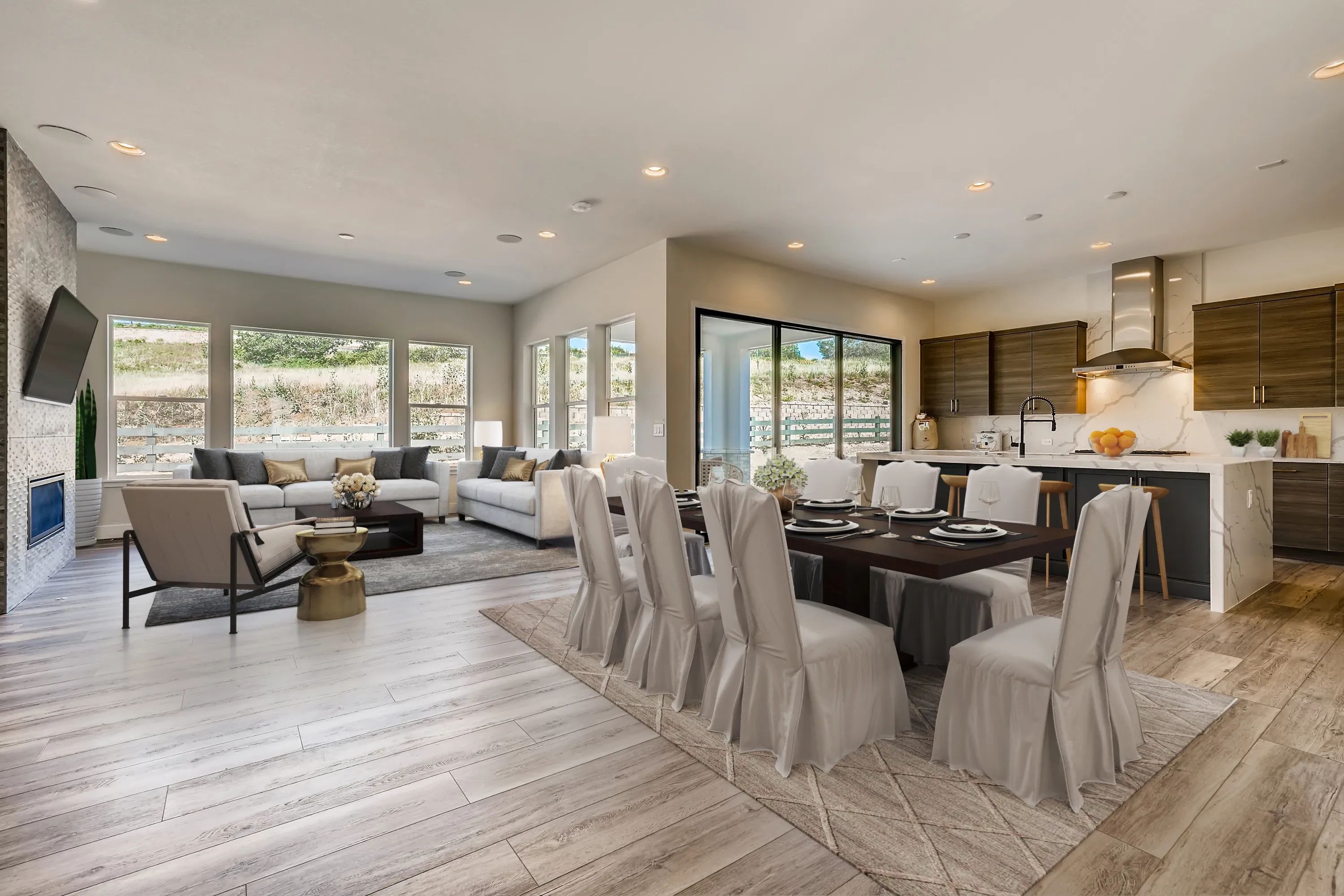 Sanctuary Dining, Great Room + Kitchen