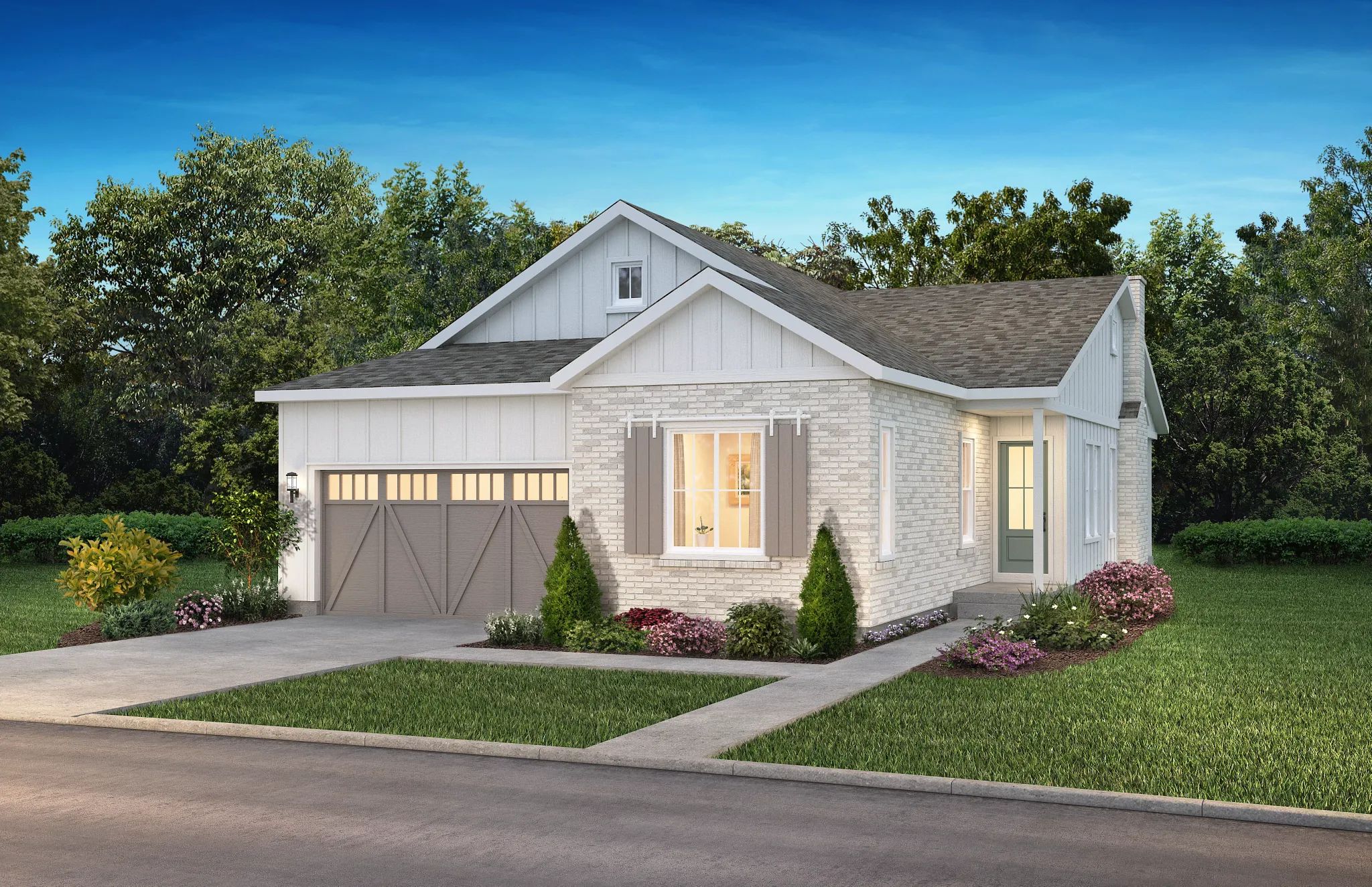 Exterior A: Modern Farmhouse