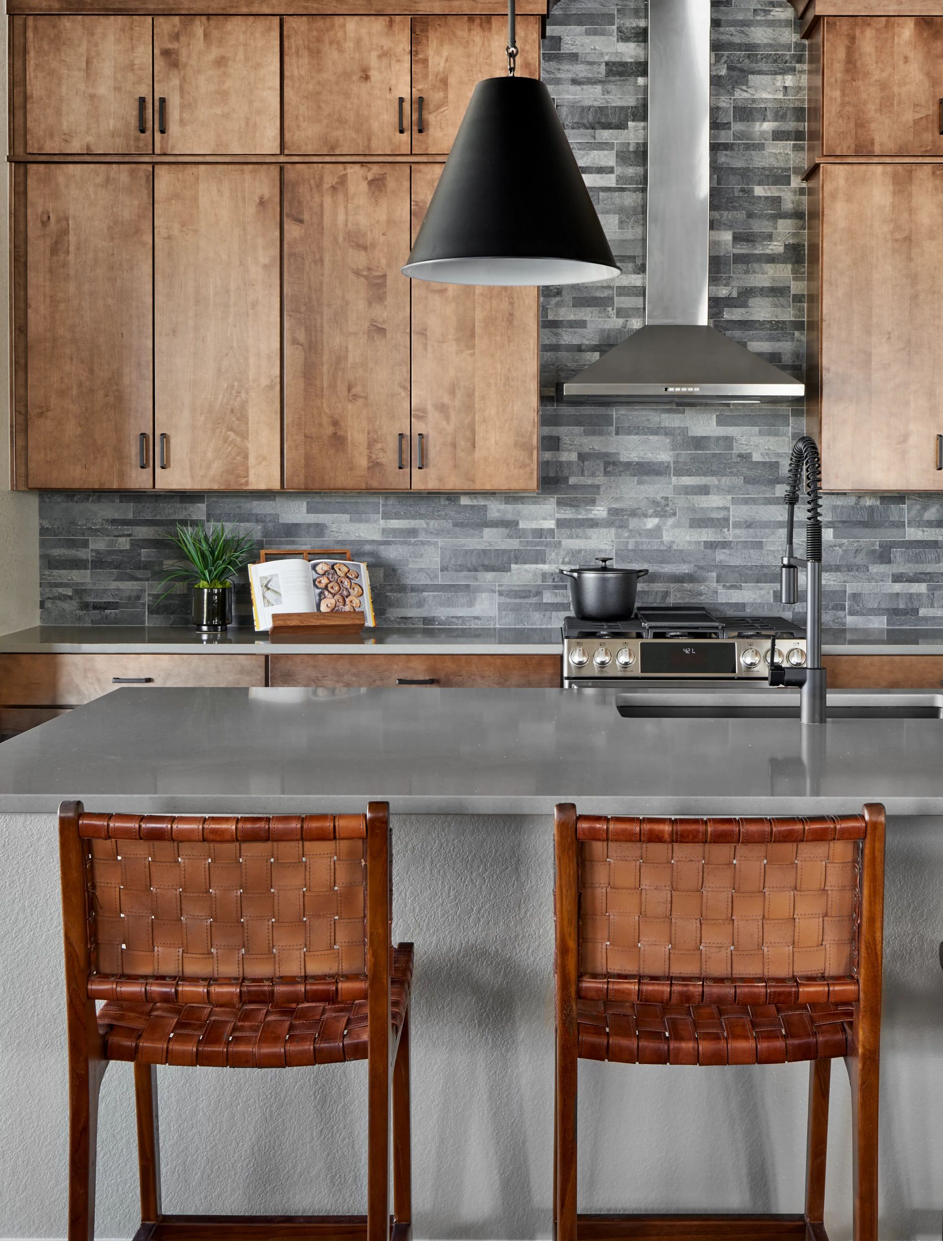 Amber Light Kitchen