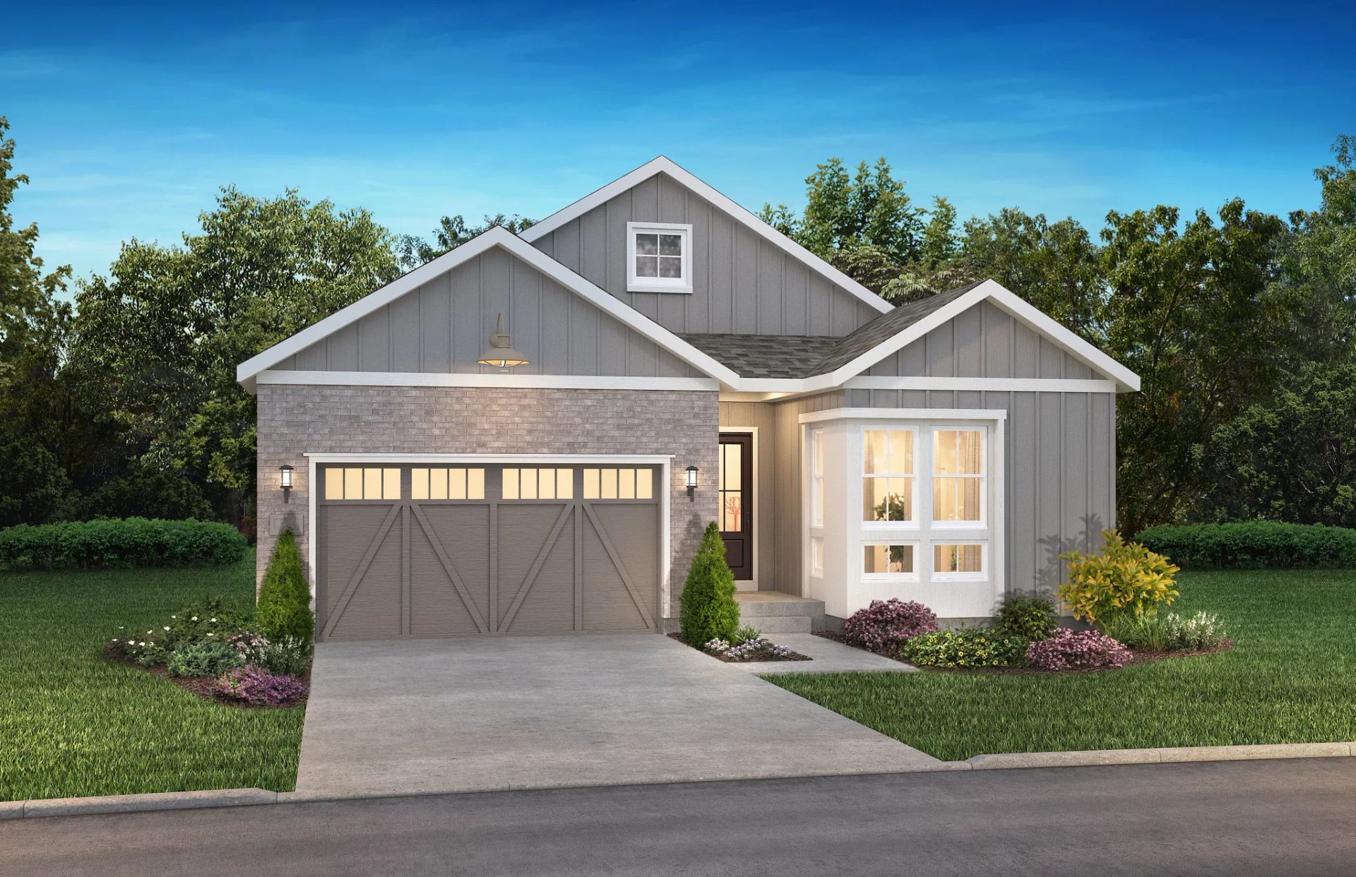 Exterior A: Modern Farmhouse