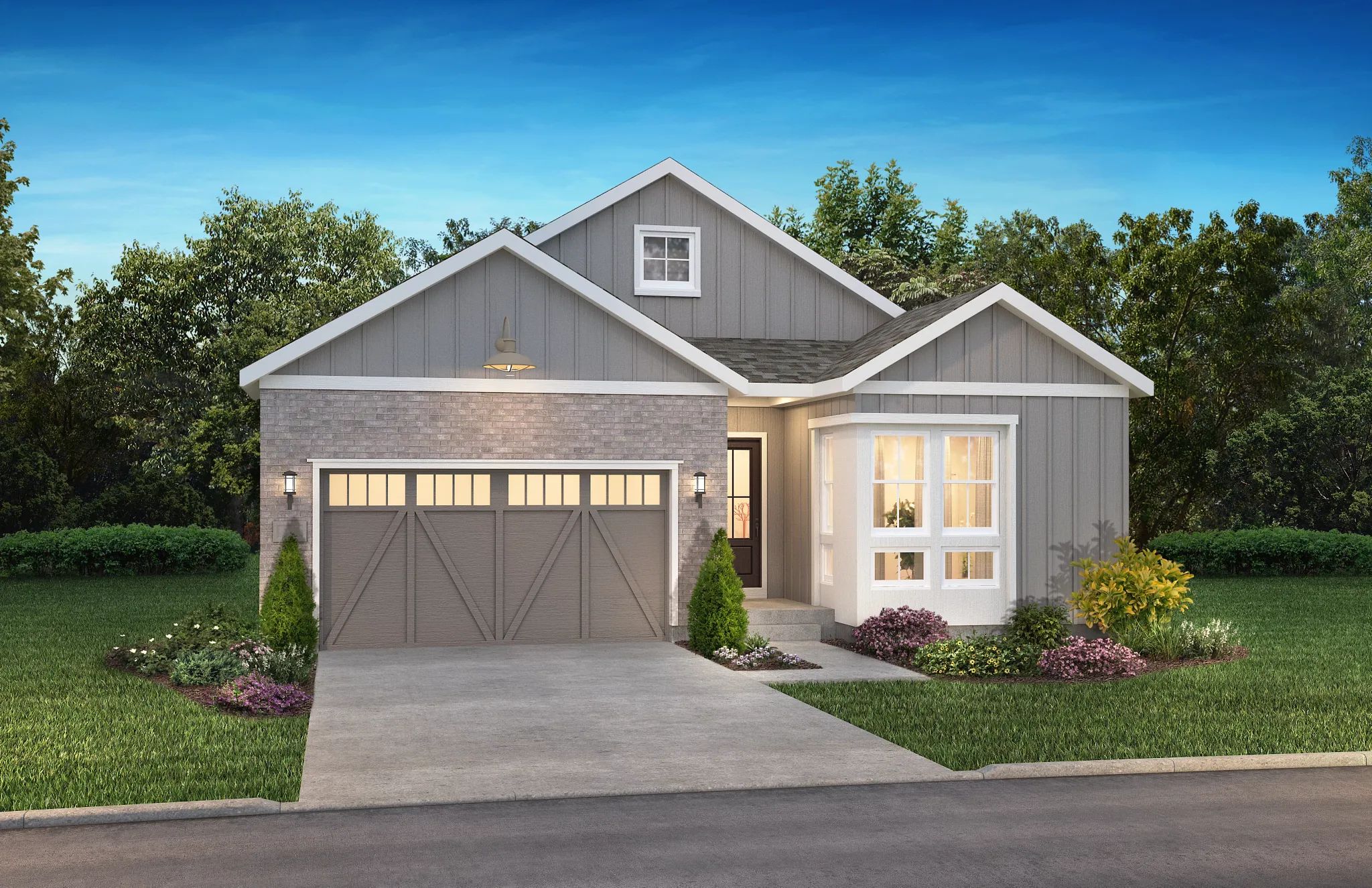 Exterior A: Modern Farmhouse