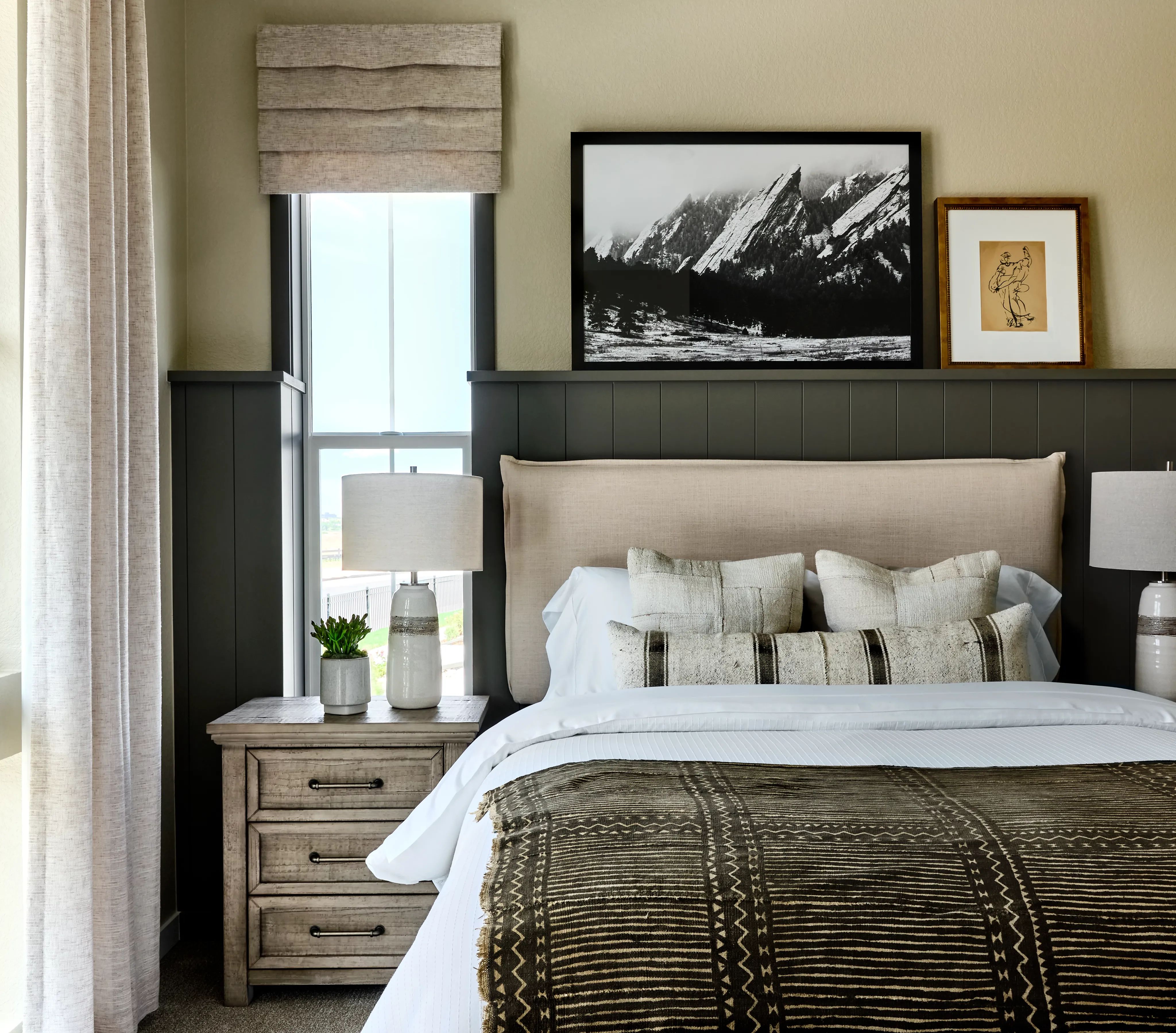 Amber Light Guest Bedroom