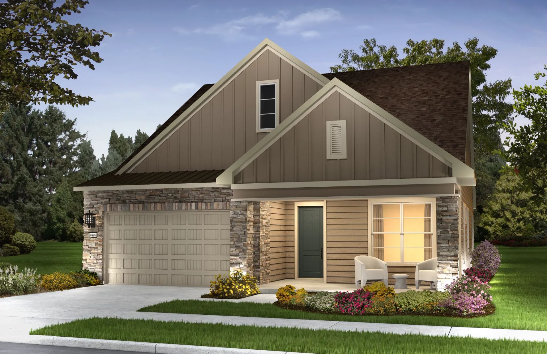 Exterior C: Contemp Vineyard; Color 10