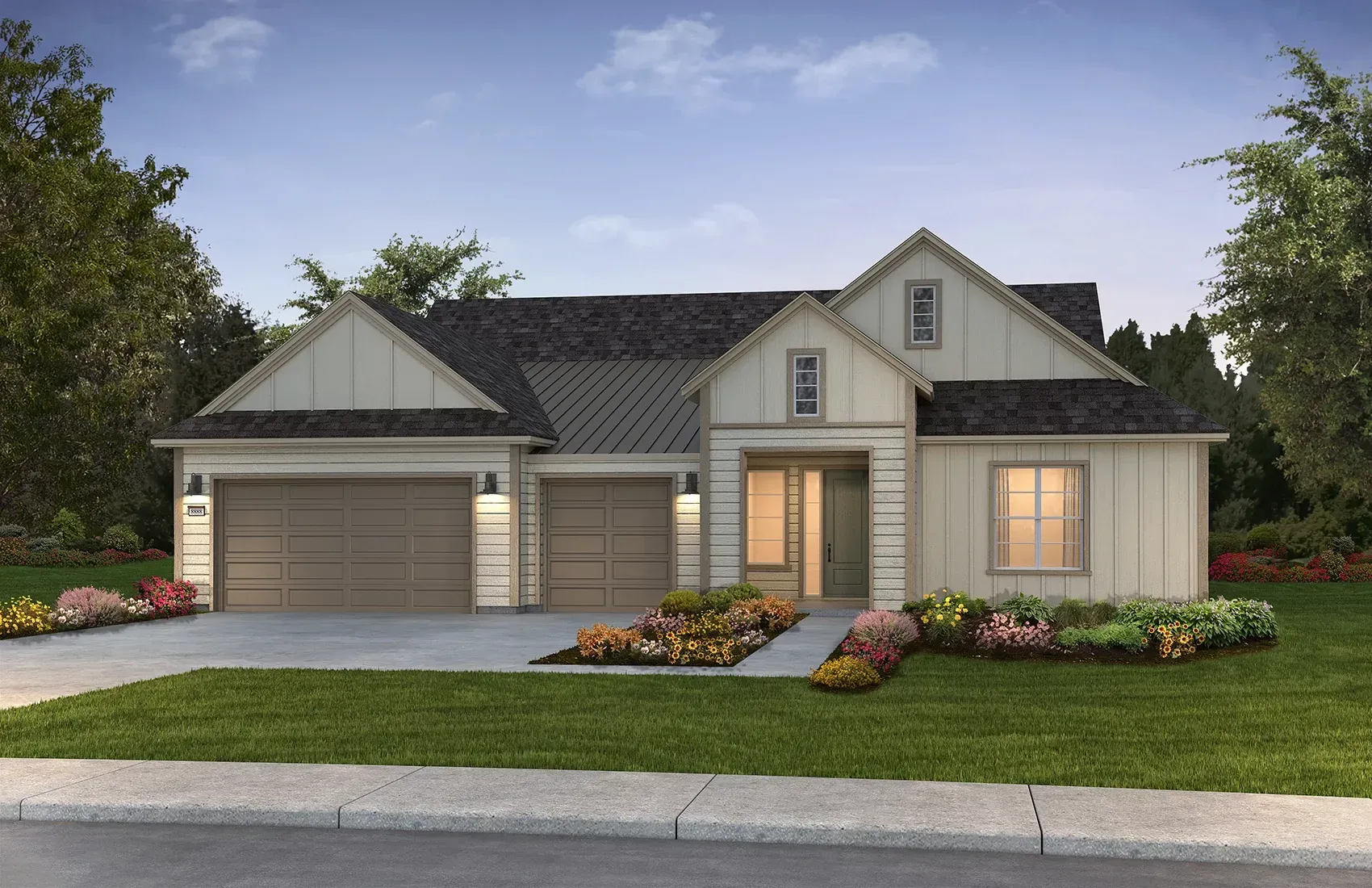 Ext B: Contemporary Ranch: Scheme 8