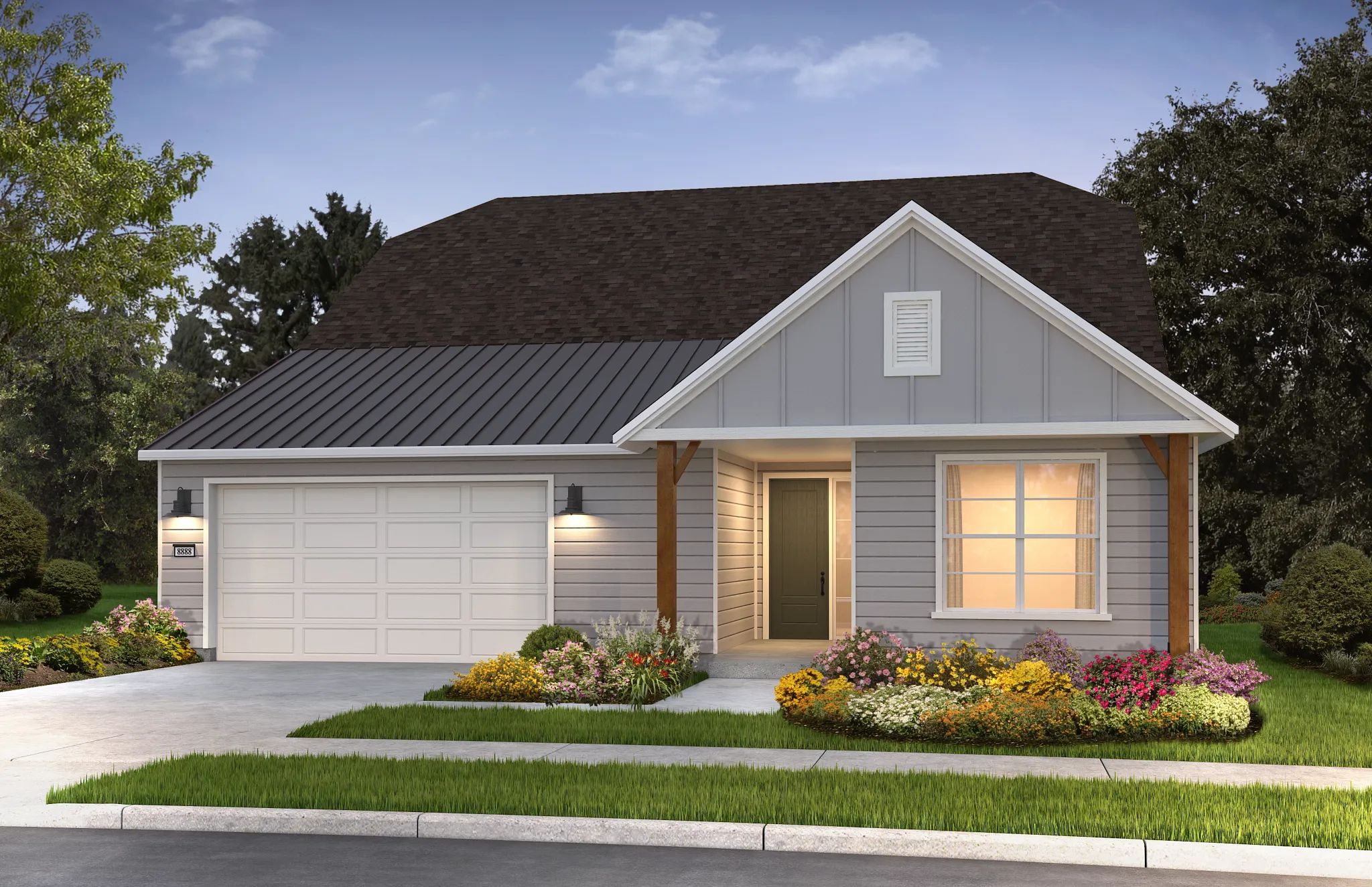 Ext B: Contemporary Ranch; Scheme 3