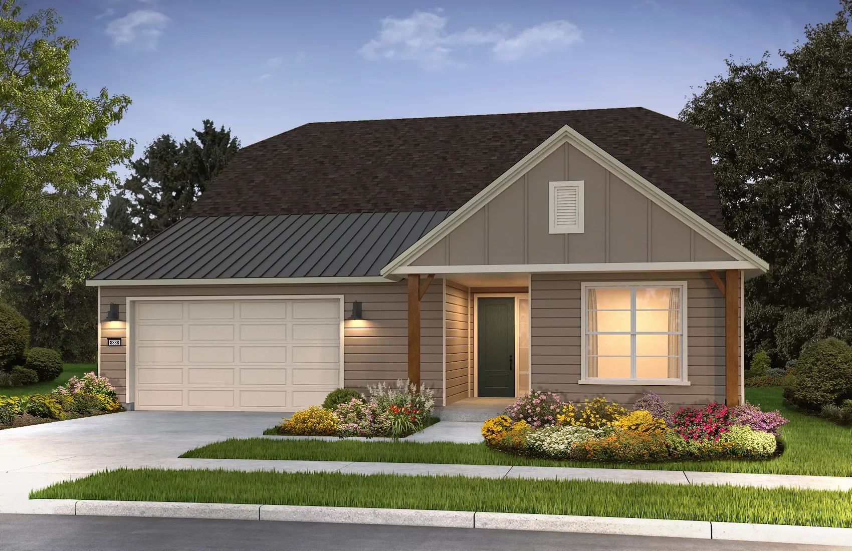 Ext B: Contemporary Ranch; Scheme 10