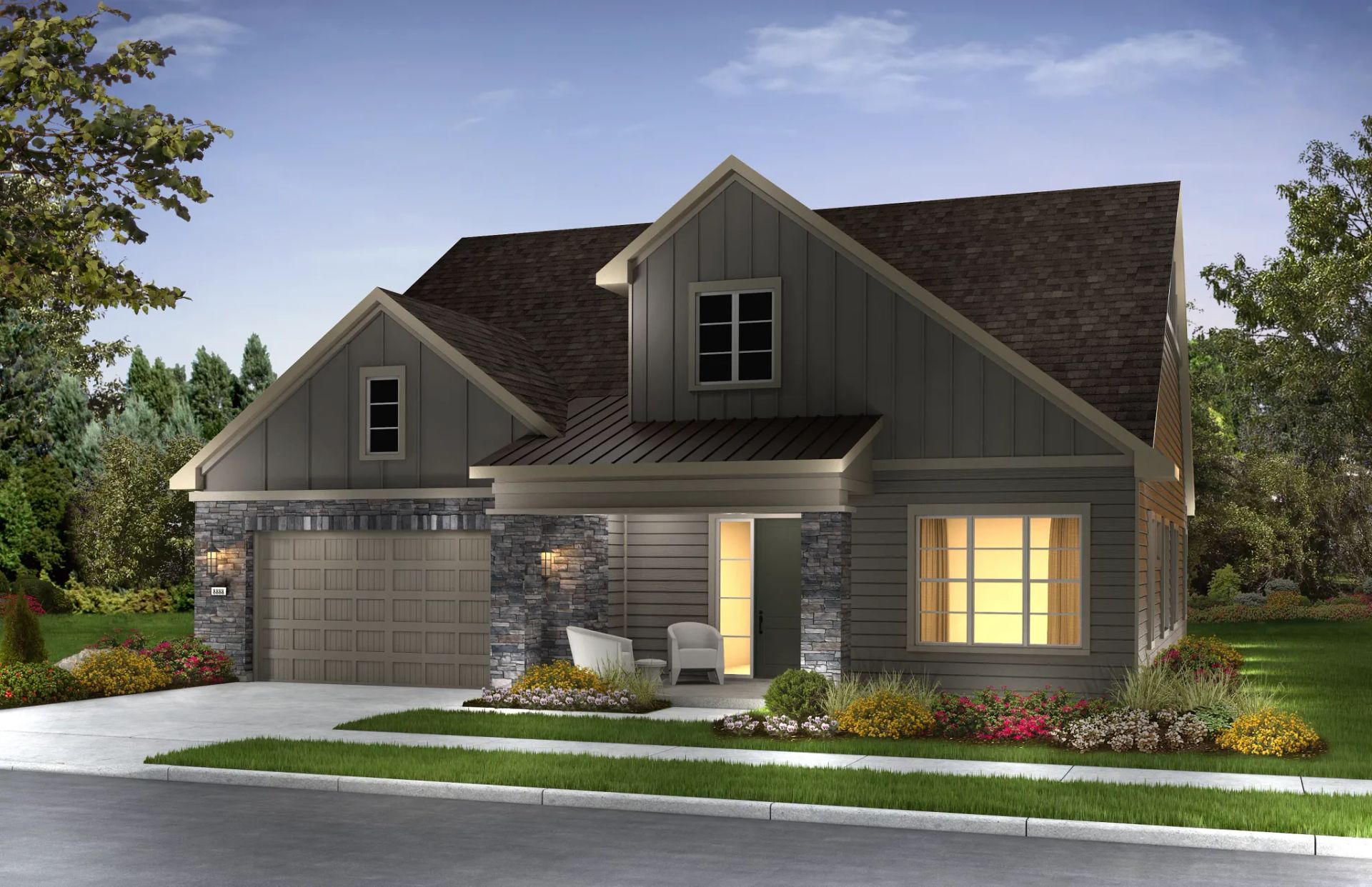 Exterior C: Contemp Vineyard; Color 12
