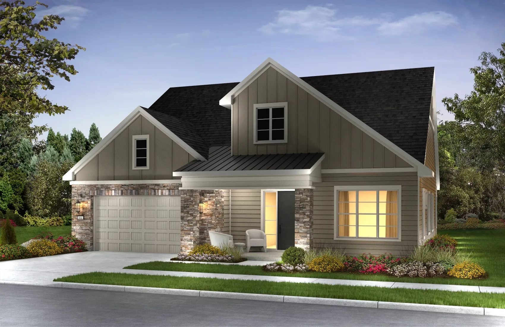 Exterior C: Contemp Vineyard; Color 11