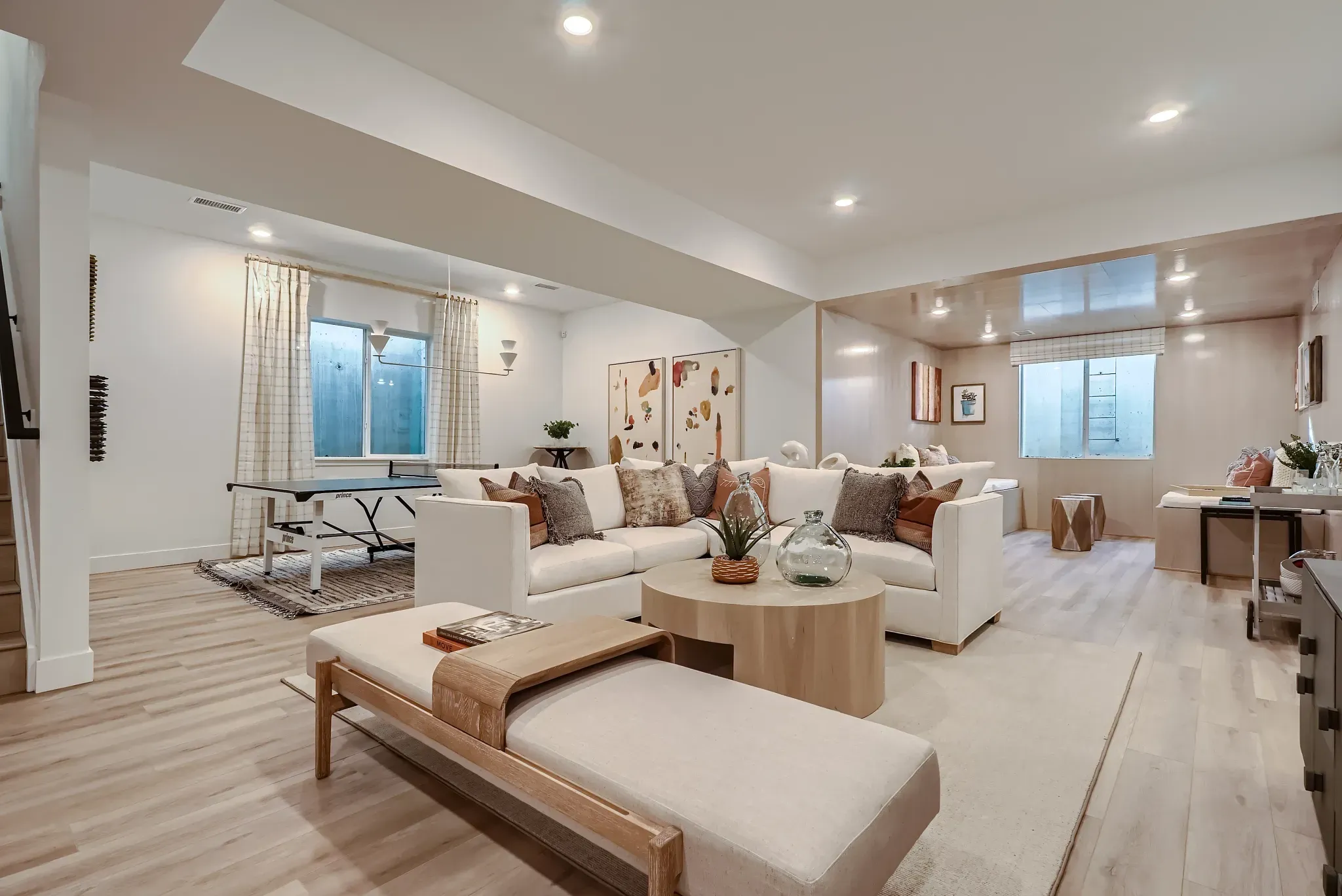 Scout Model Finished Basement Rec Room